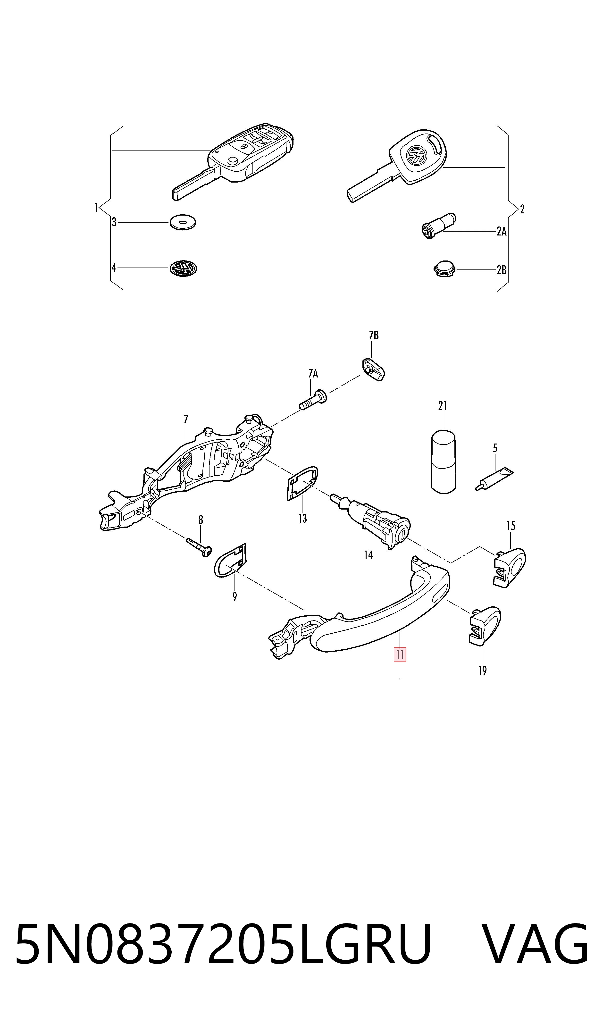 5N0837205LGRU VAG 