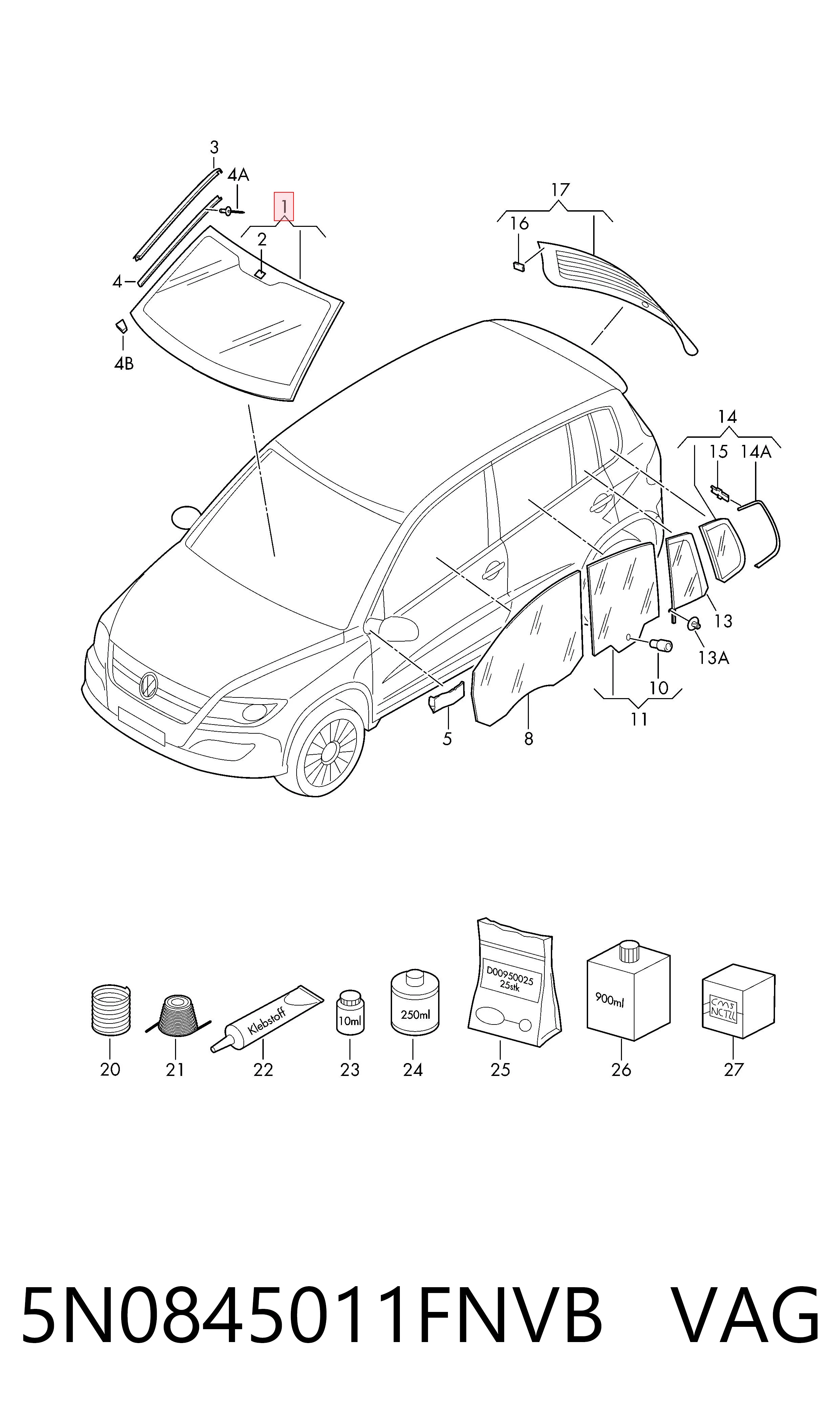 do Volkswagen Tiguan I (5N1, 5N2)