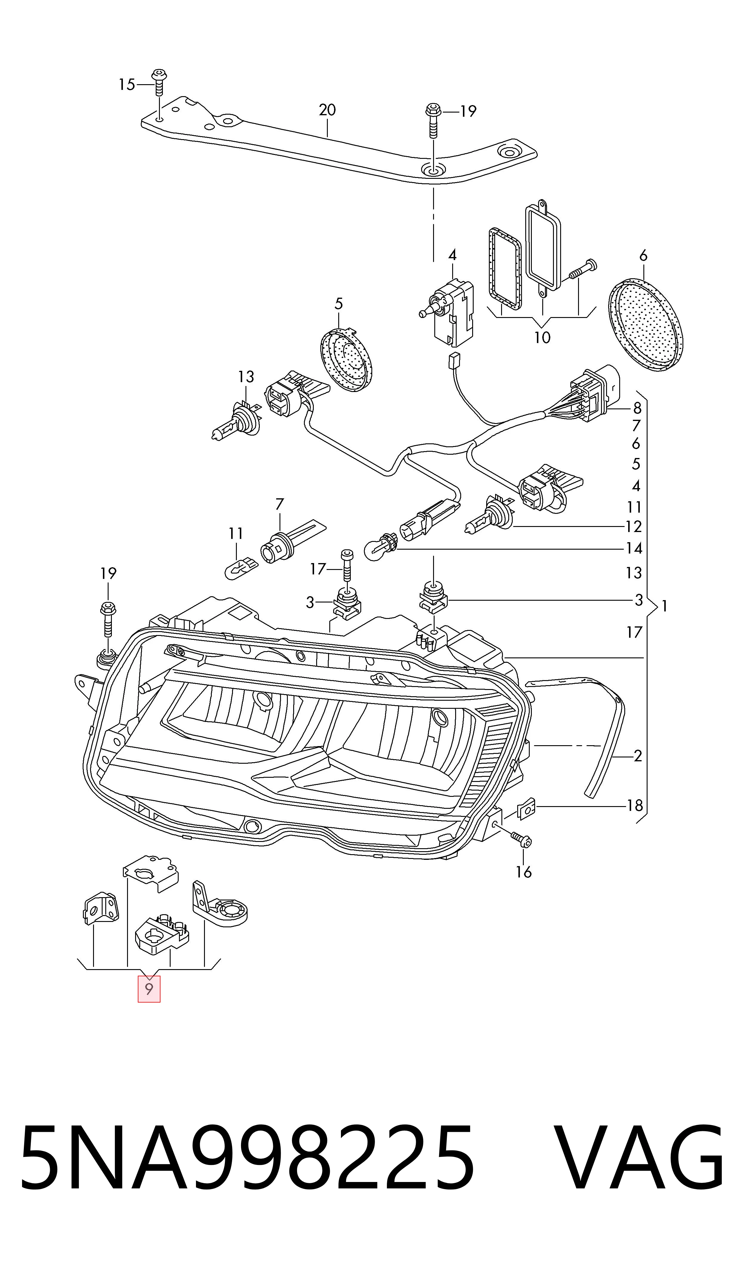 5NA998225 VAG