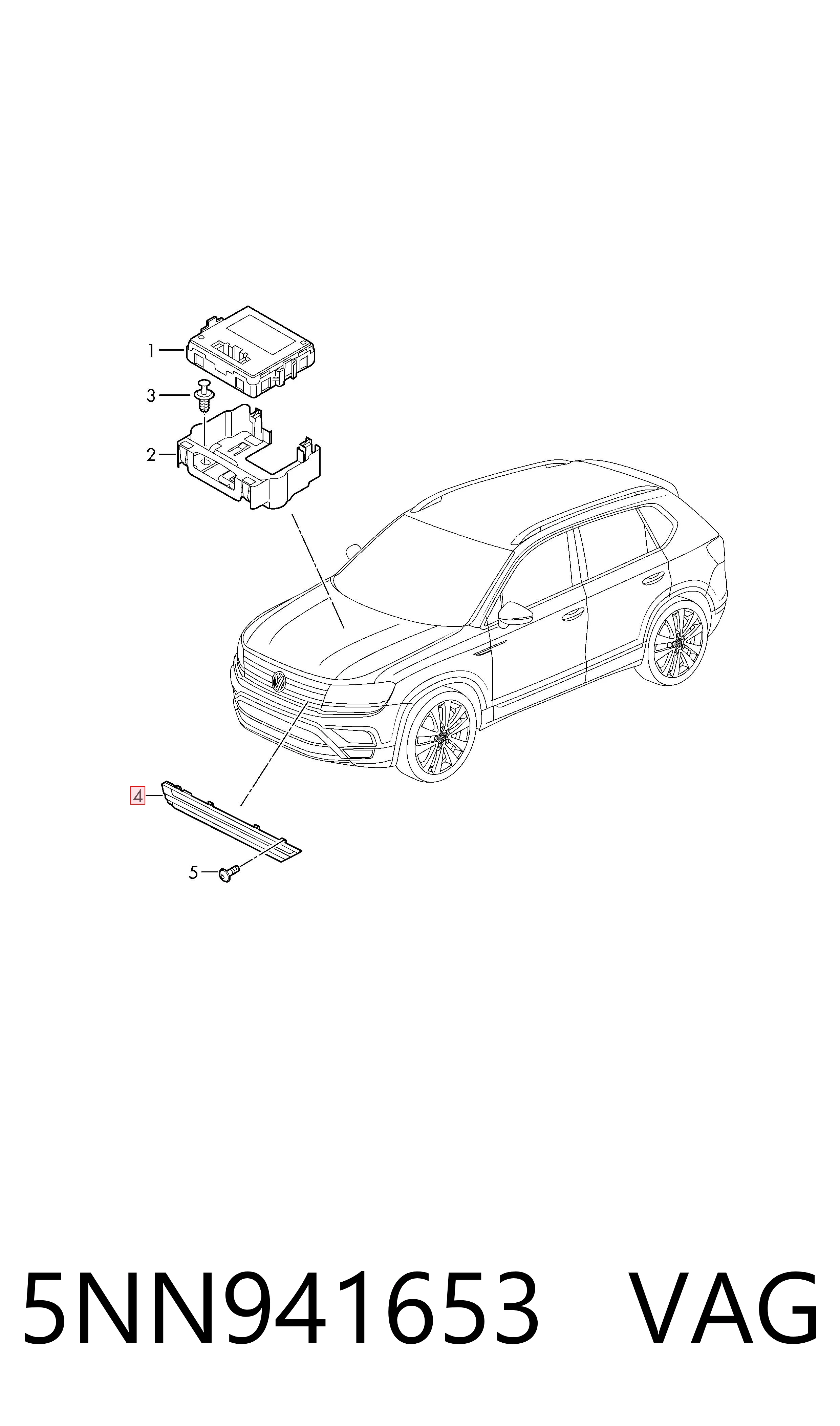  VAG 5NN941653 cena, od 122,58 USD