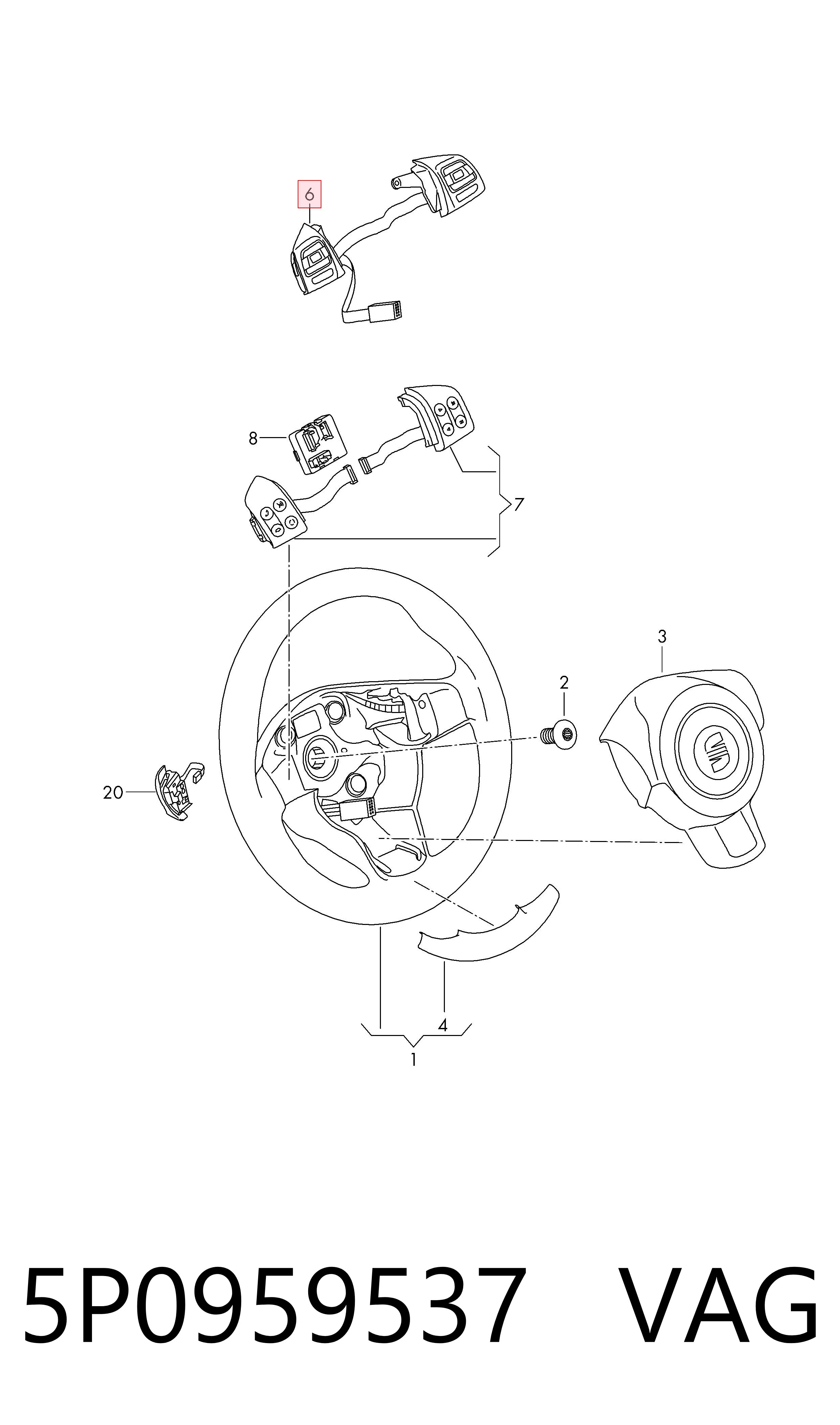 5P0959537 VAG