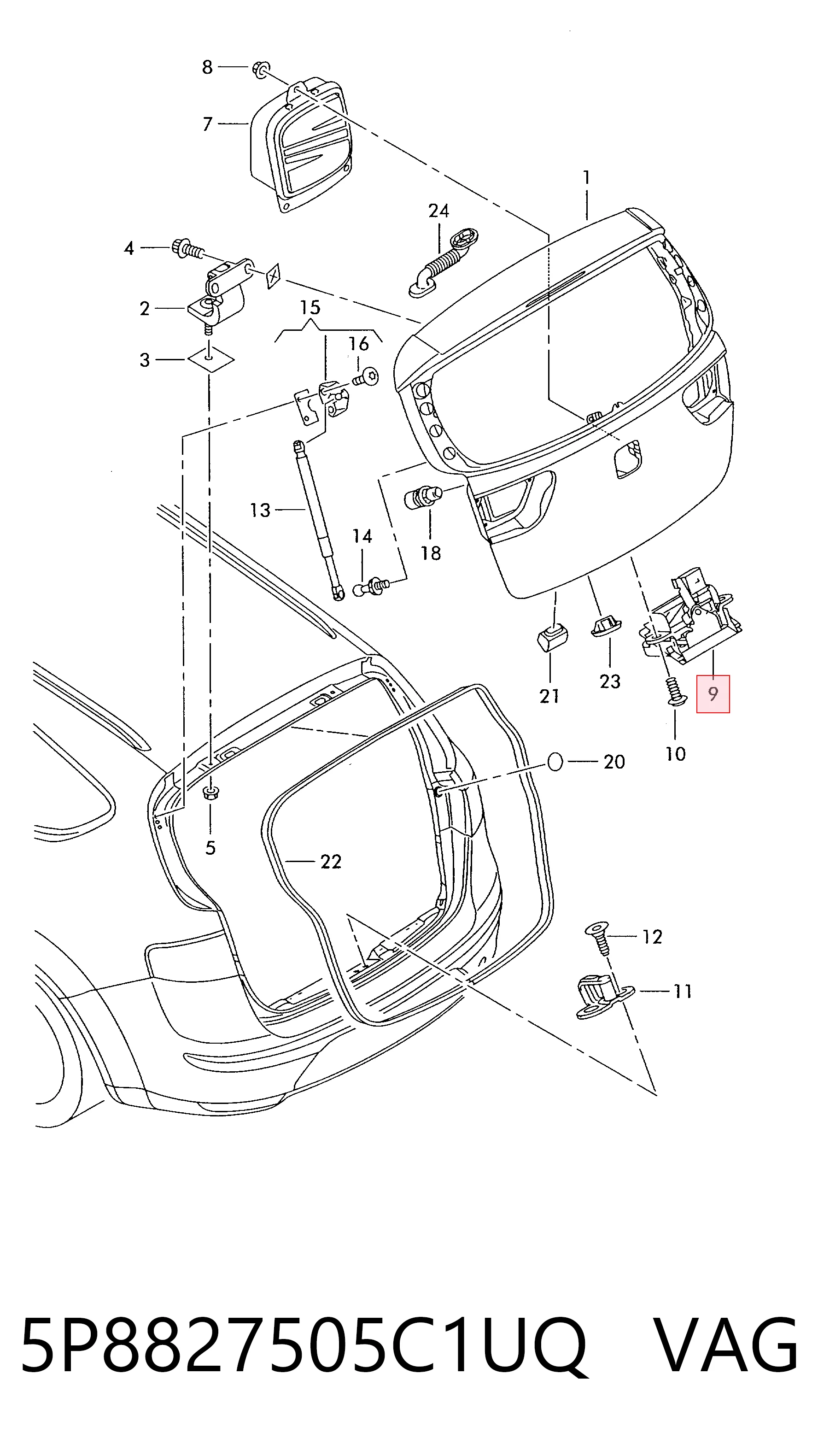 5P8827505C1UQ VAG