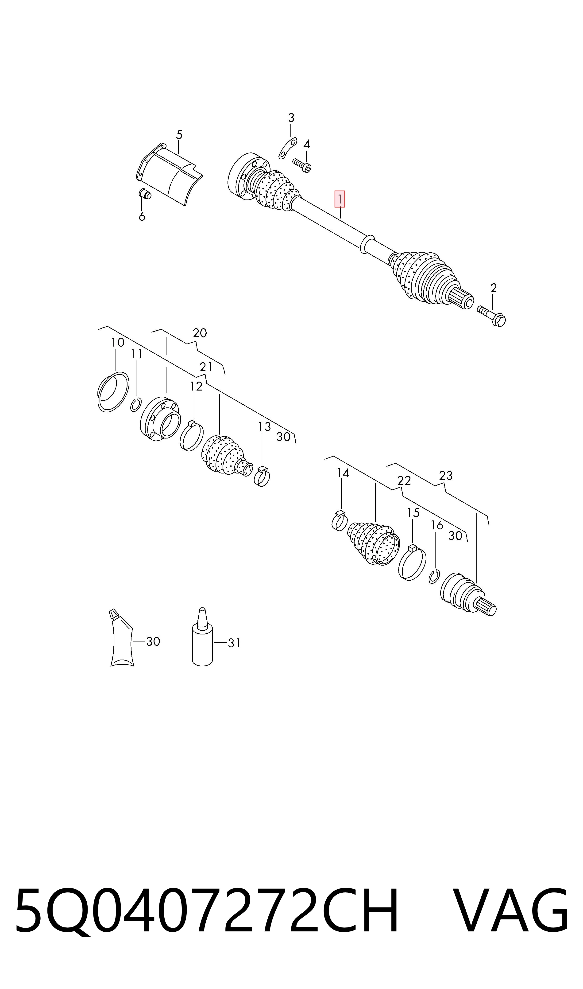 5Q0407272CH VAG
