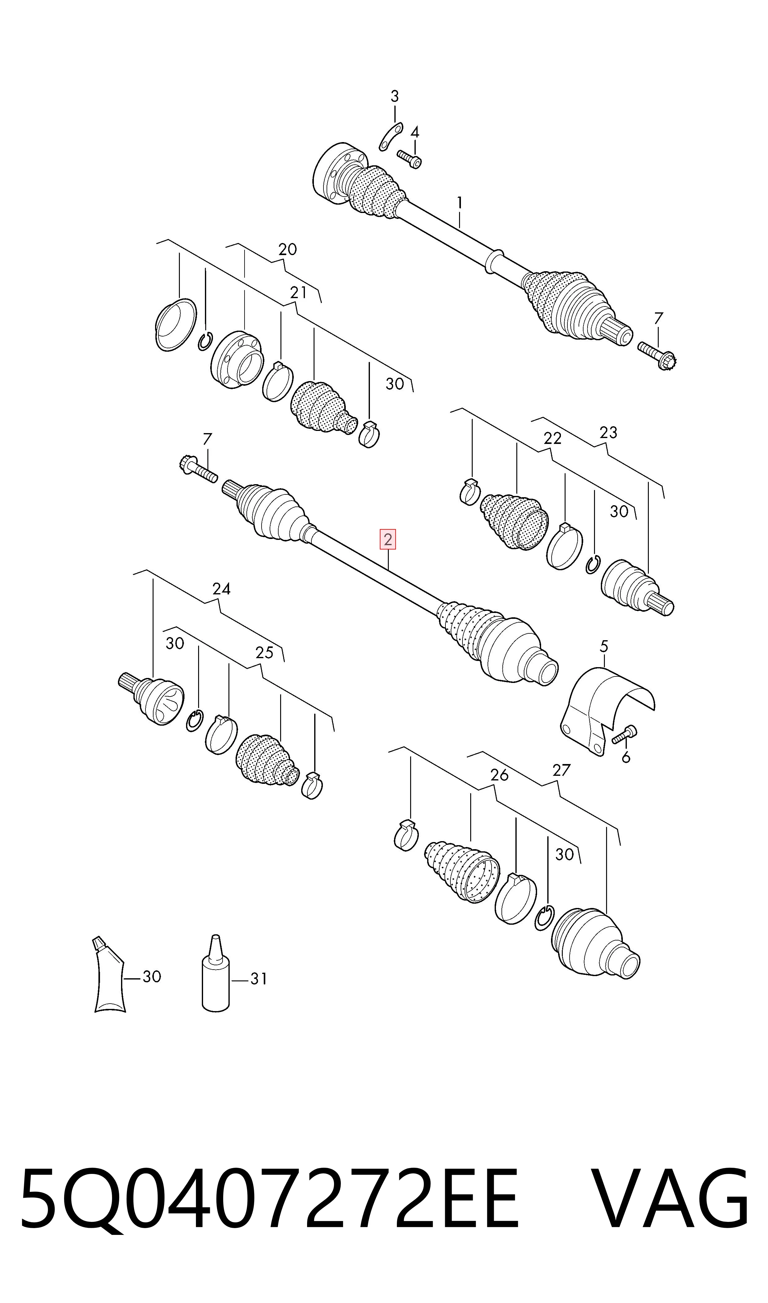 5Q0407272EE VAG