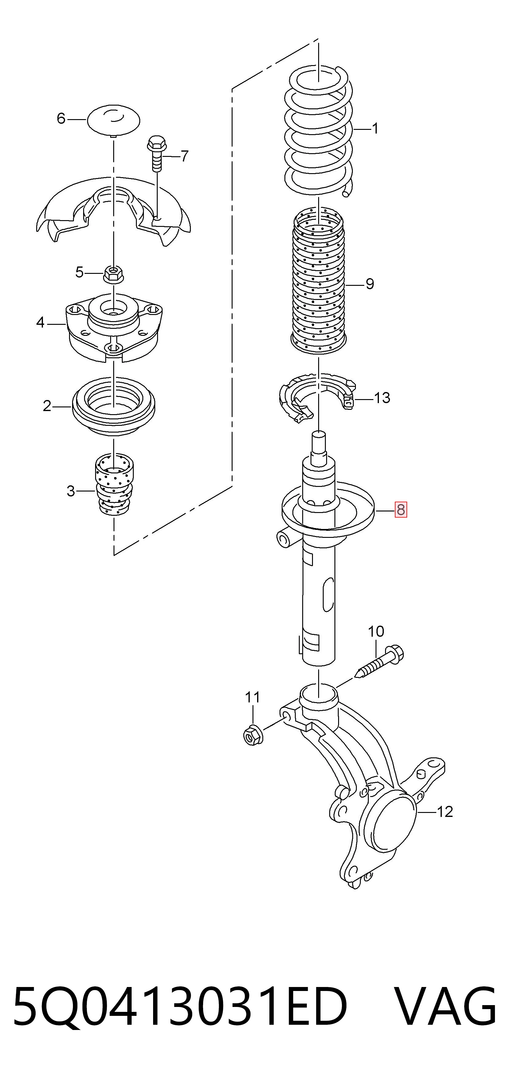5Q0413031ED VAG