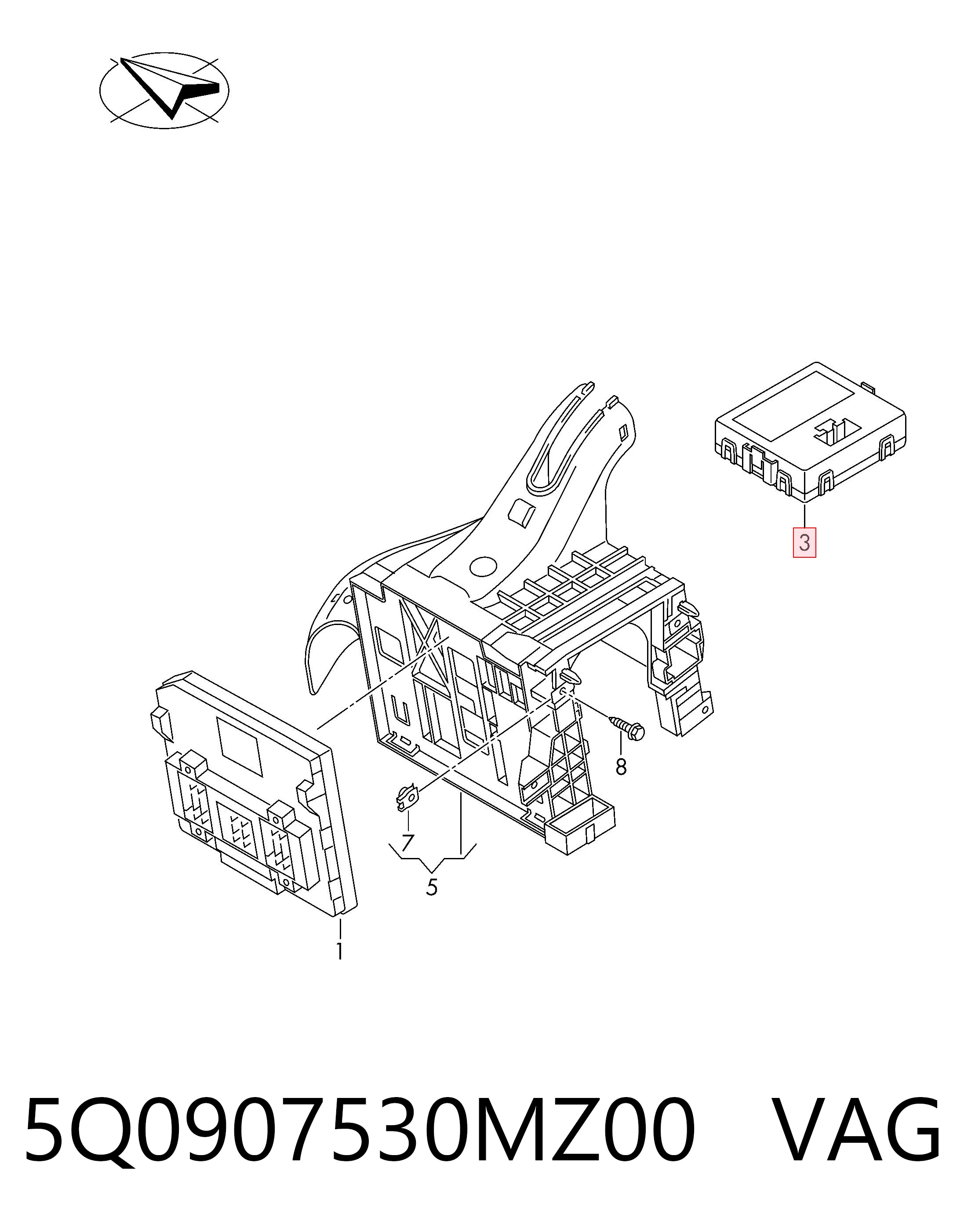 5Q0907530MZ00 VAG