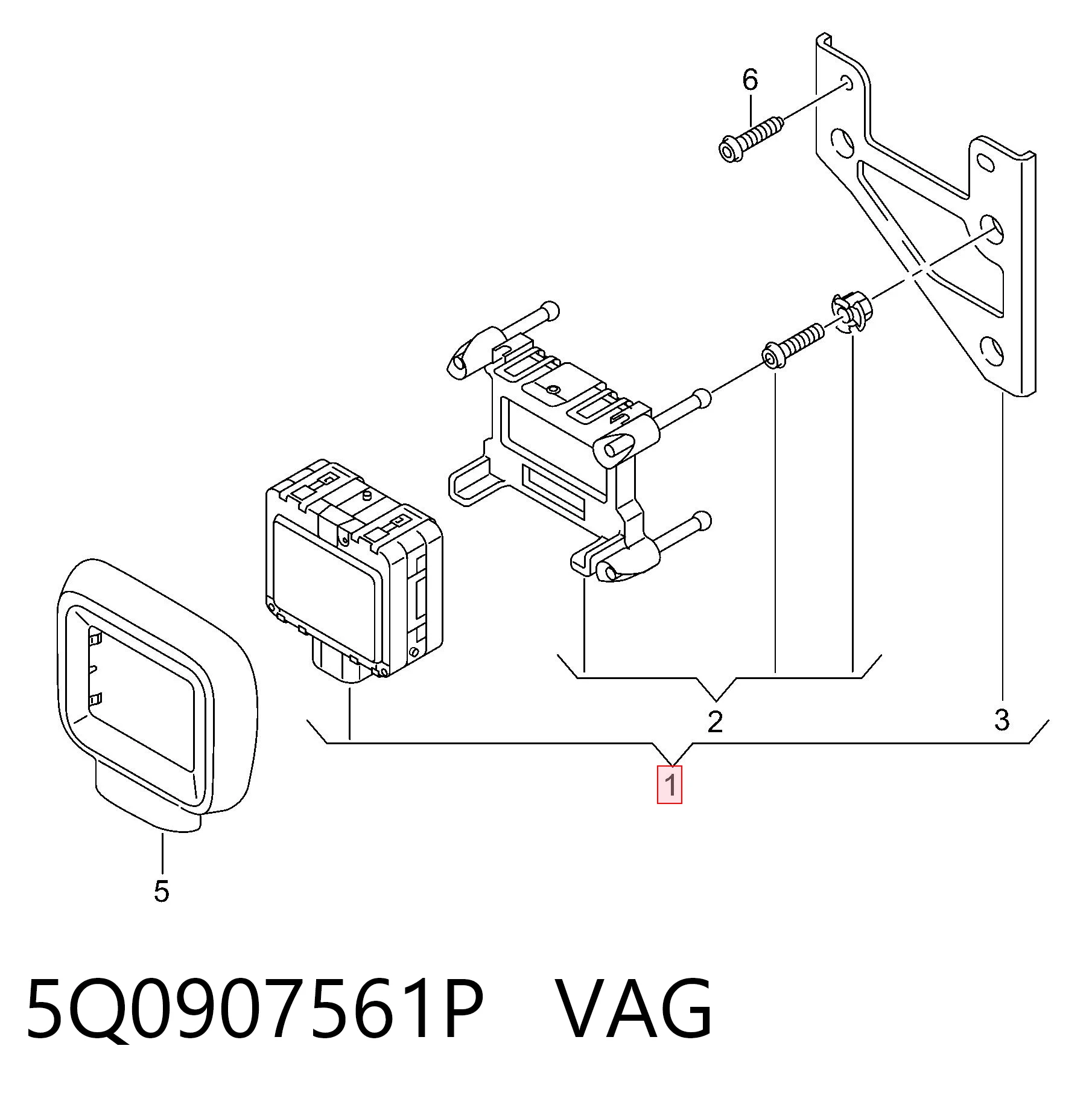 5Q0907561P VAG 