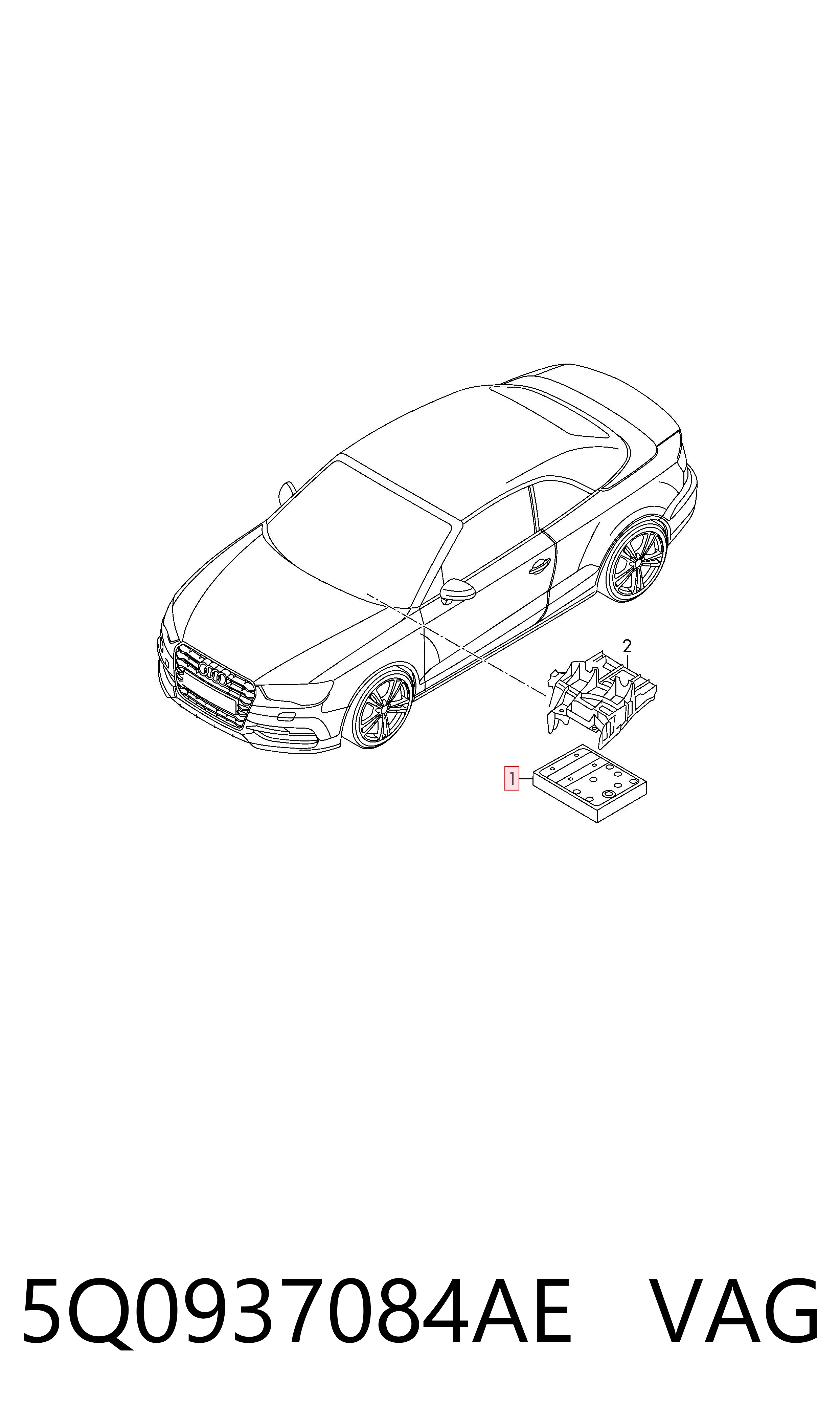 Blok komfortu Volkswagen Golf ALLTRACK VII kombi (BA5, BV5) (2014 - 2020) cena, od 132,98 USD