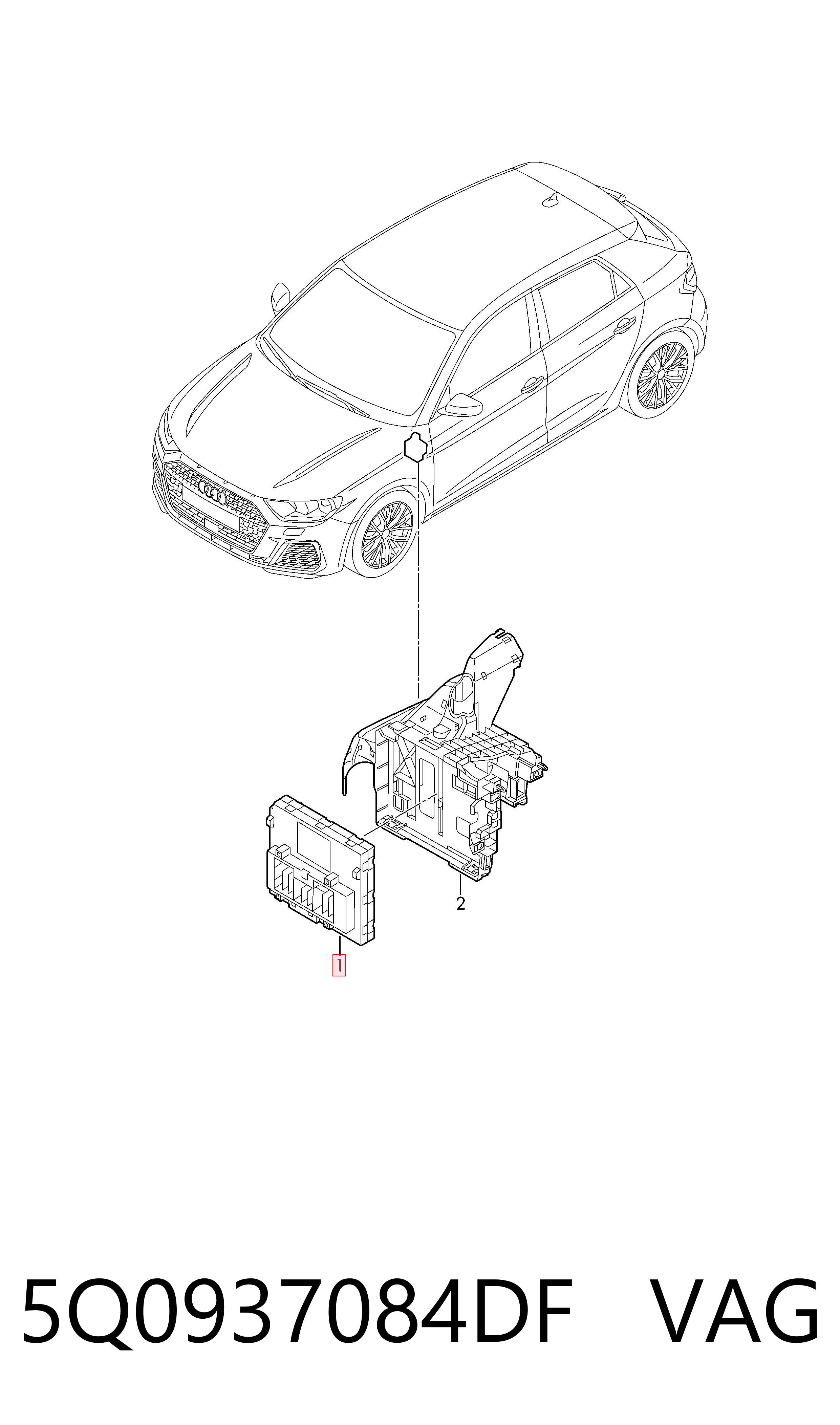 Blok komfortu do Skoda KAROQ  NU7, ND7