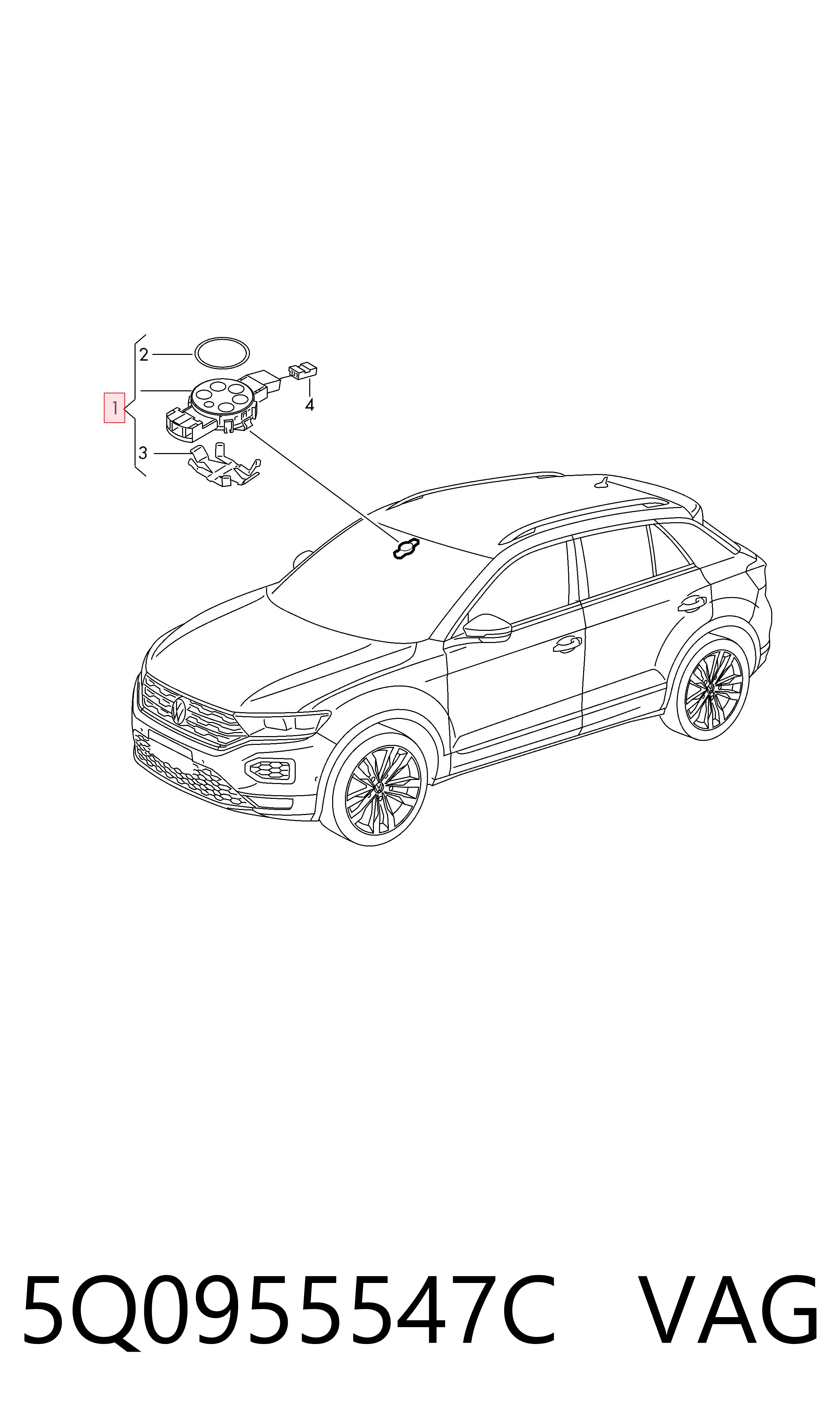 Czujnik deszczu do Volkswagen Golf VIII CD1, DA1