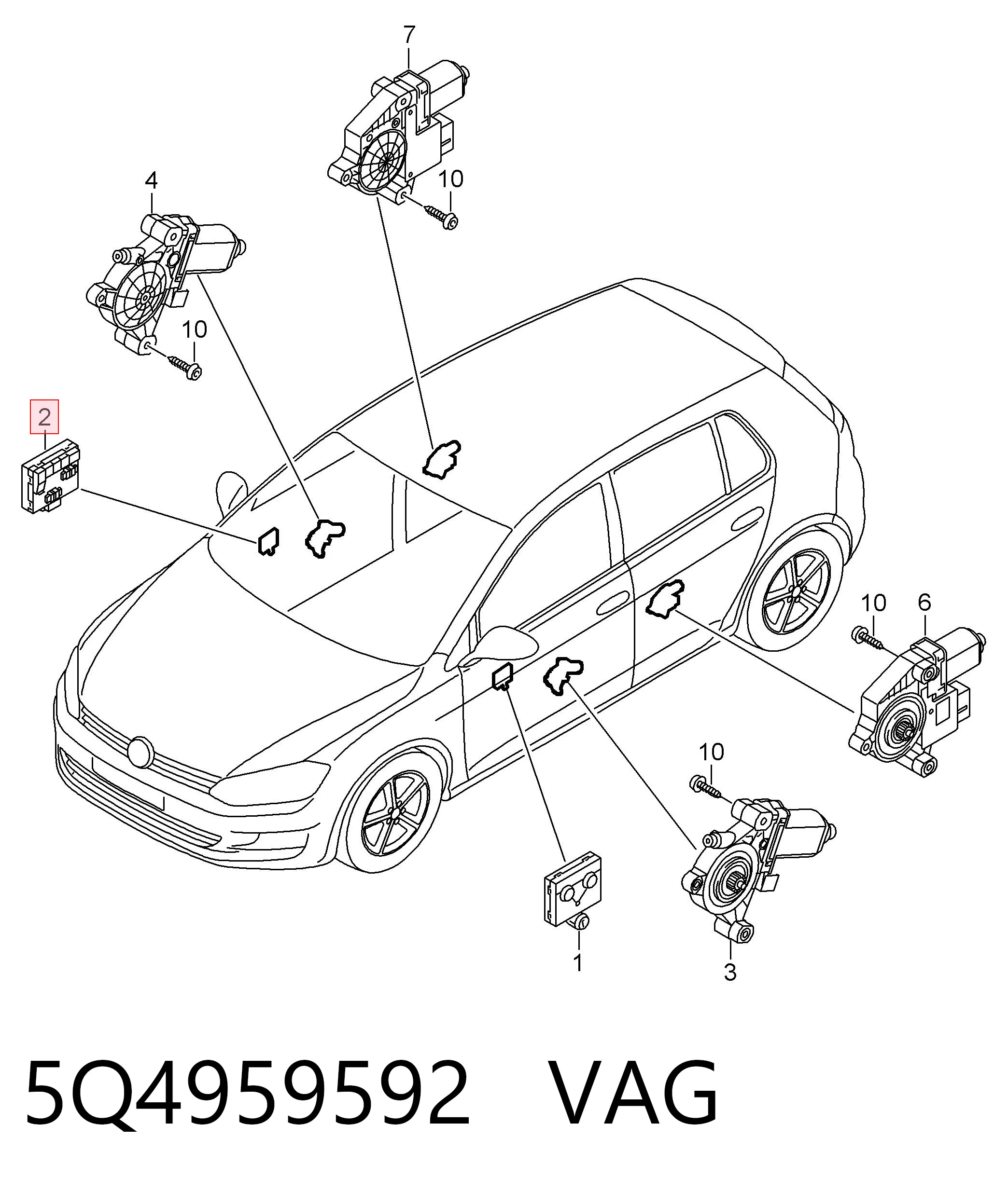 5Q4959592 VAG
