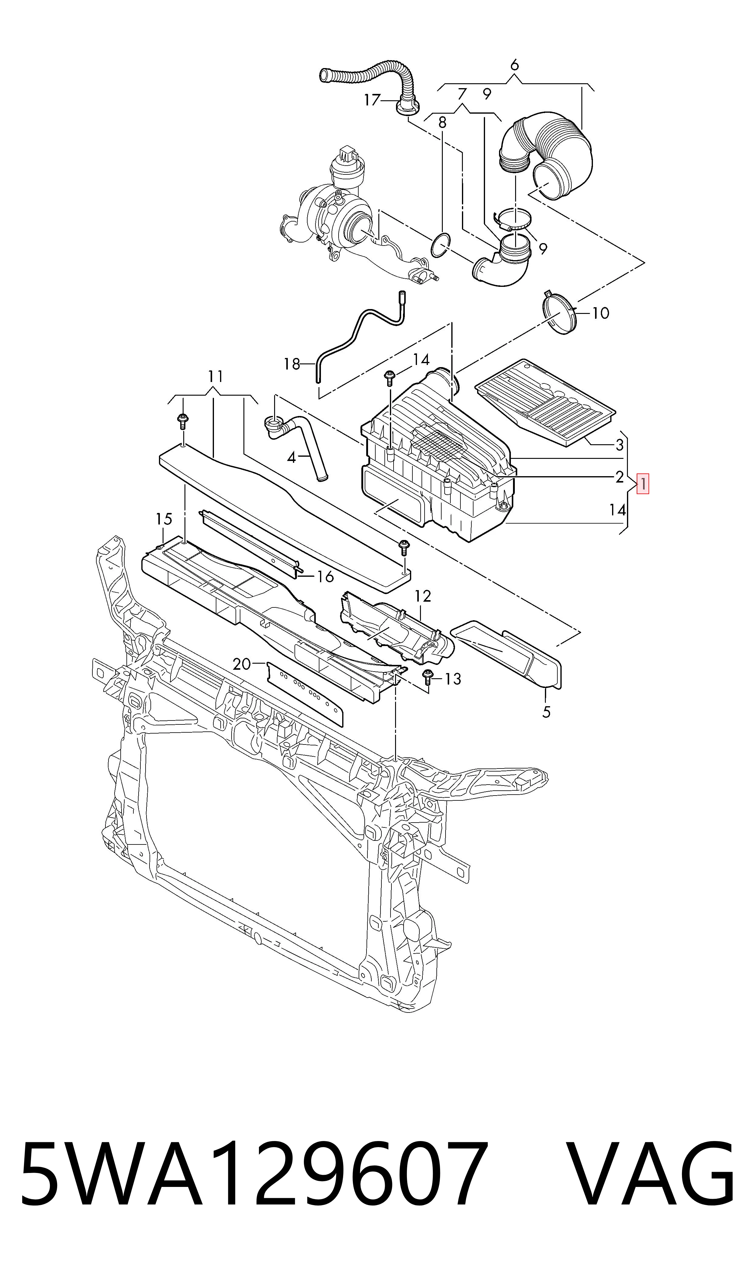 5WA129607 VAG