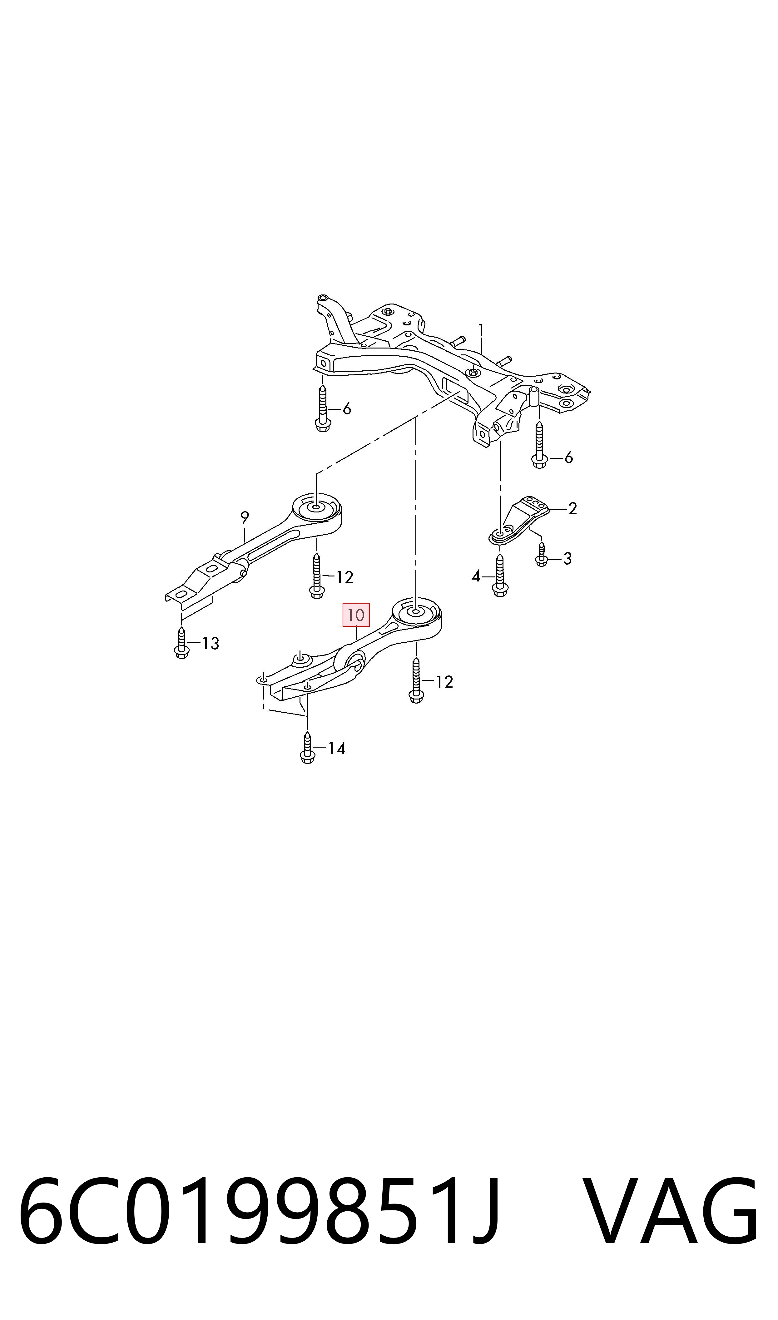 Poduszka (podpora) silnika przednia Seat Ibiza IV hatchback (6J5, 6P1) (2008 - 2017) cena, od 64,39 USD