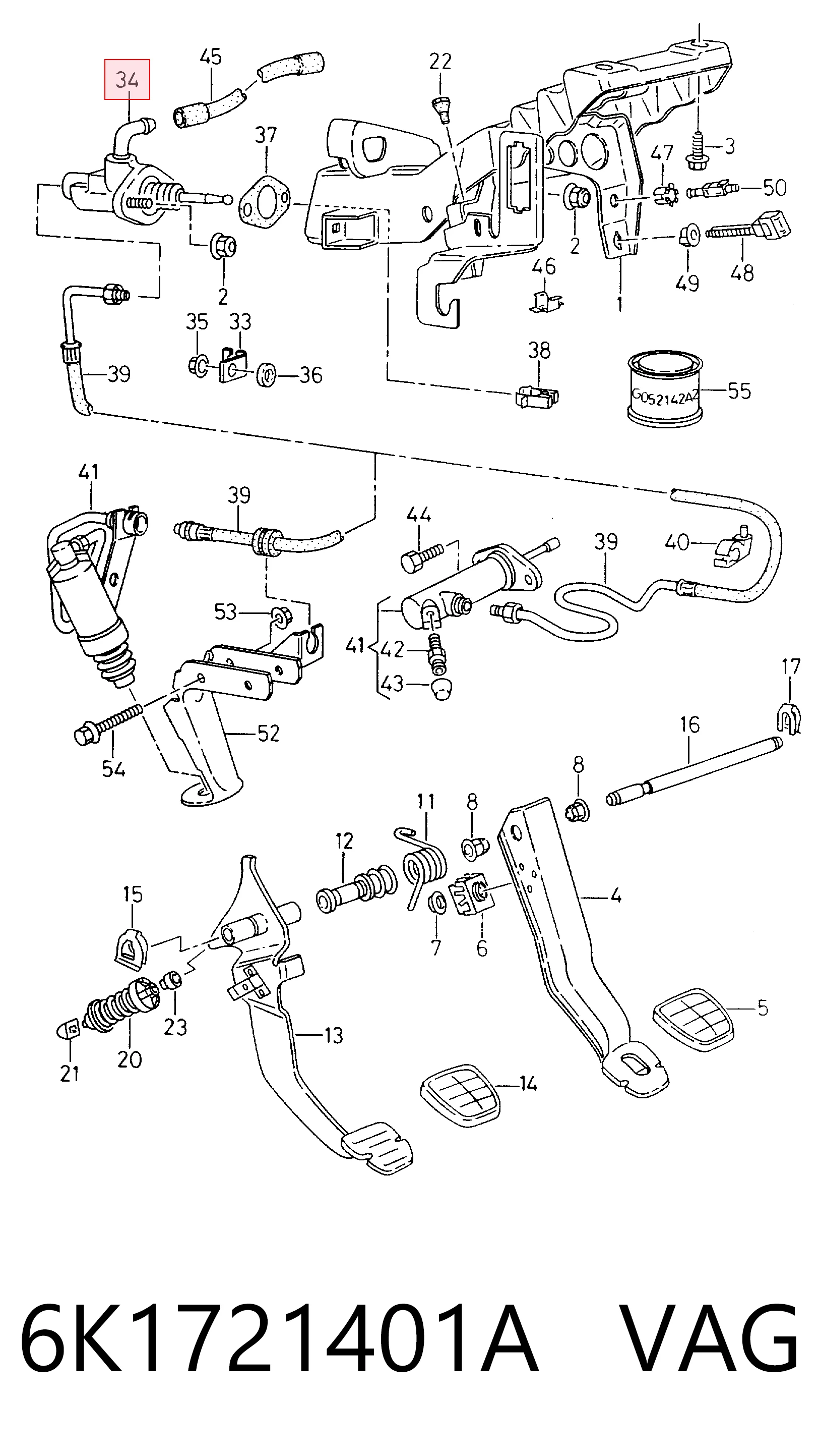 Cylinder sprzęgła główny Seat Inca awangarda (6K9) (1995 - 2003) cena, od 53,81 USD