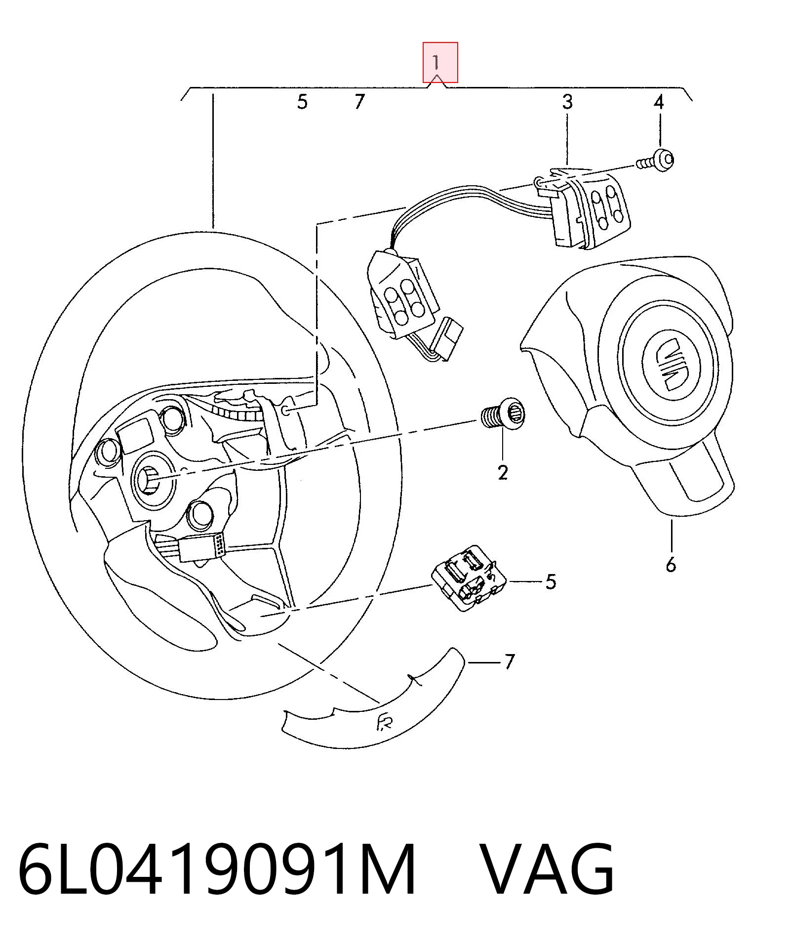 Kierownica do Seat Ibiza III 6L1