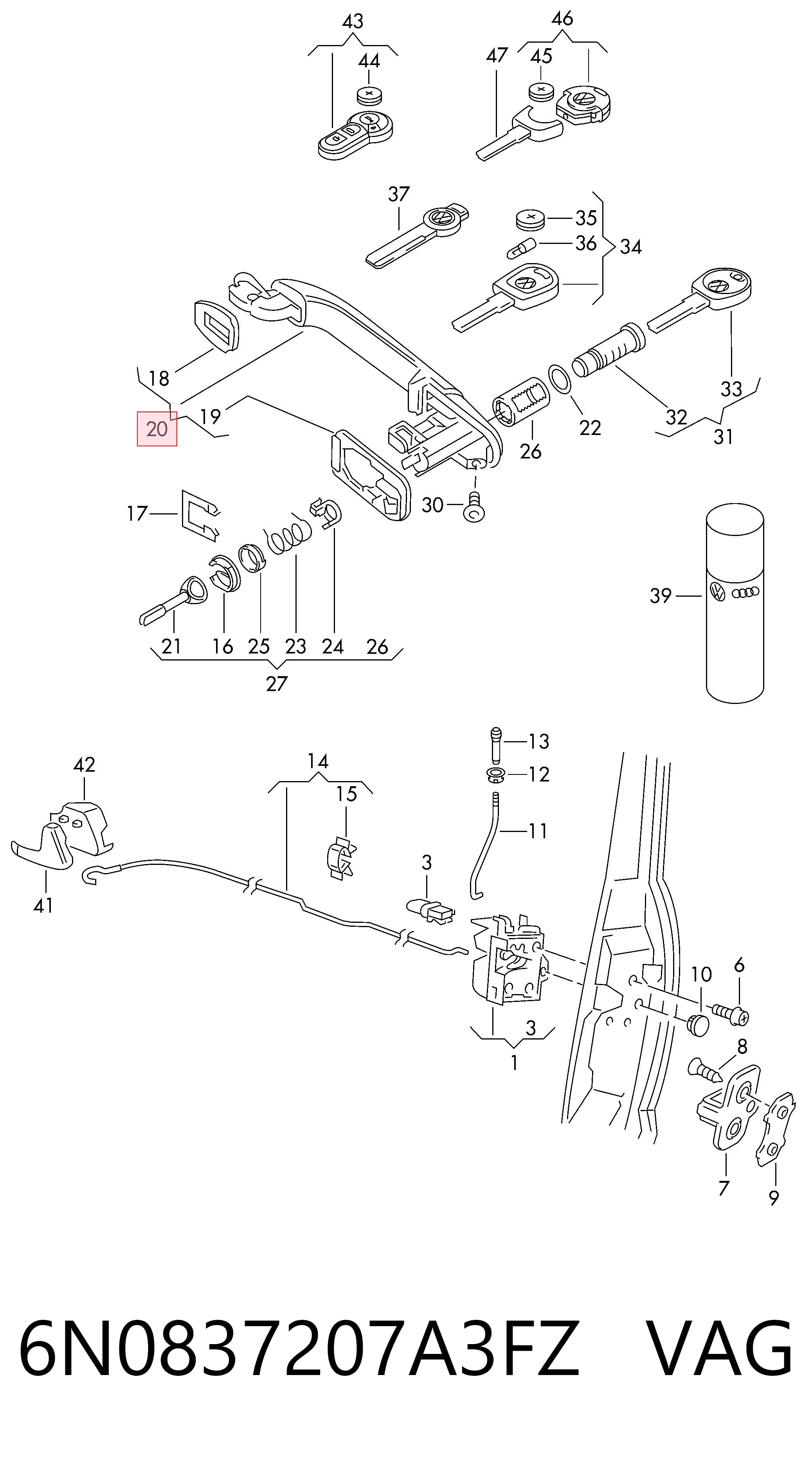 6N0837207A3FZ VAG