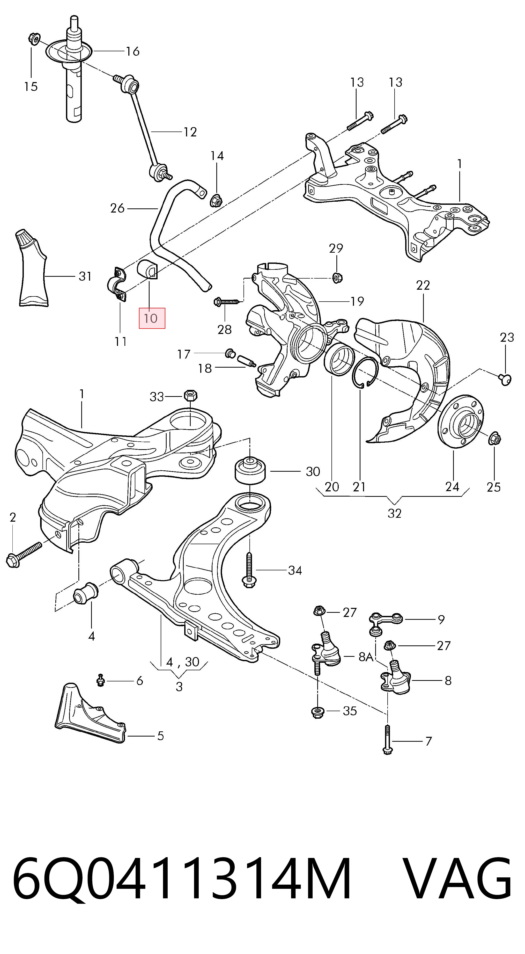 6Q0411314M VAG