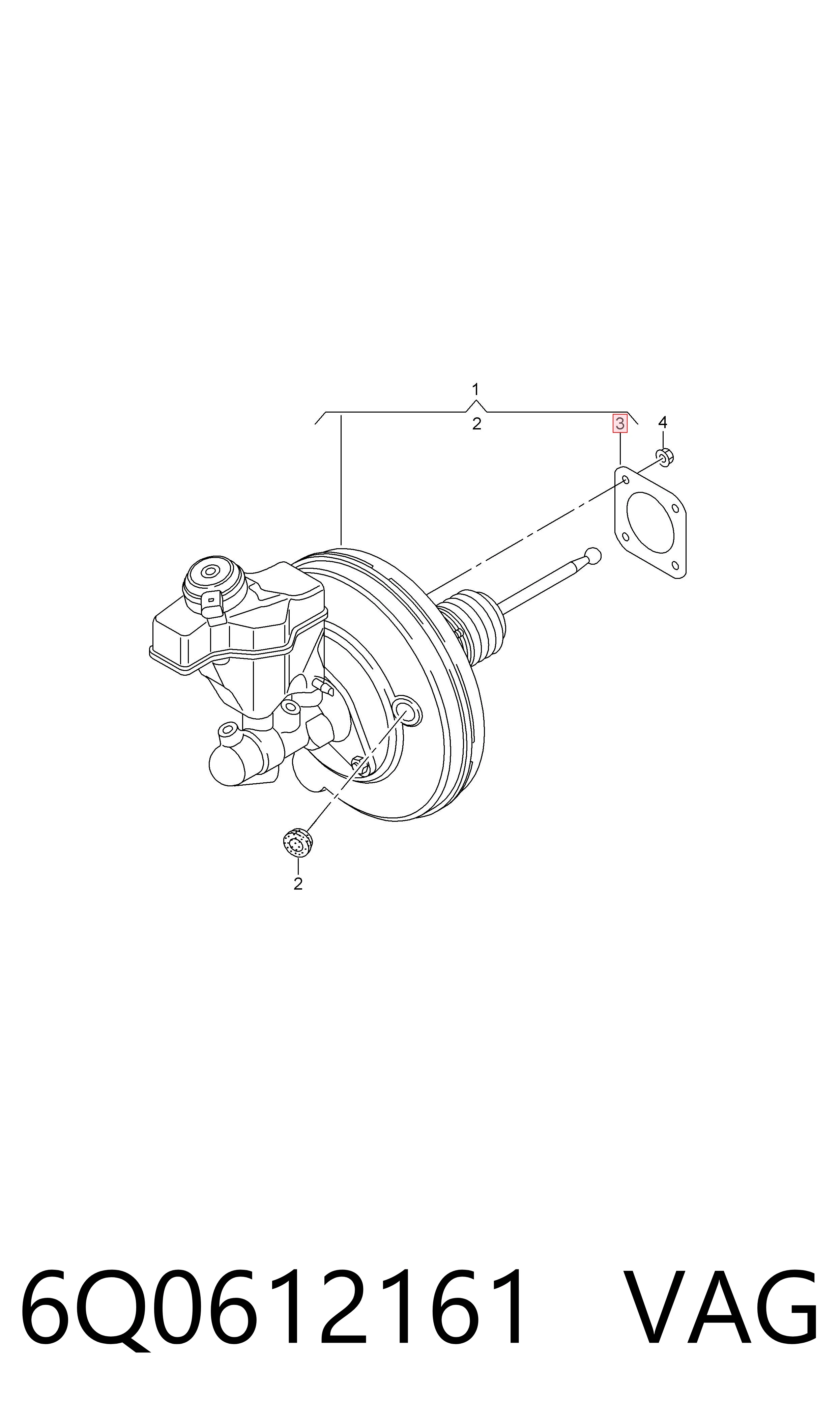  VAG 6Q0612161 cena, od 23,57 USD