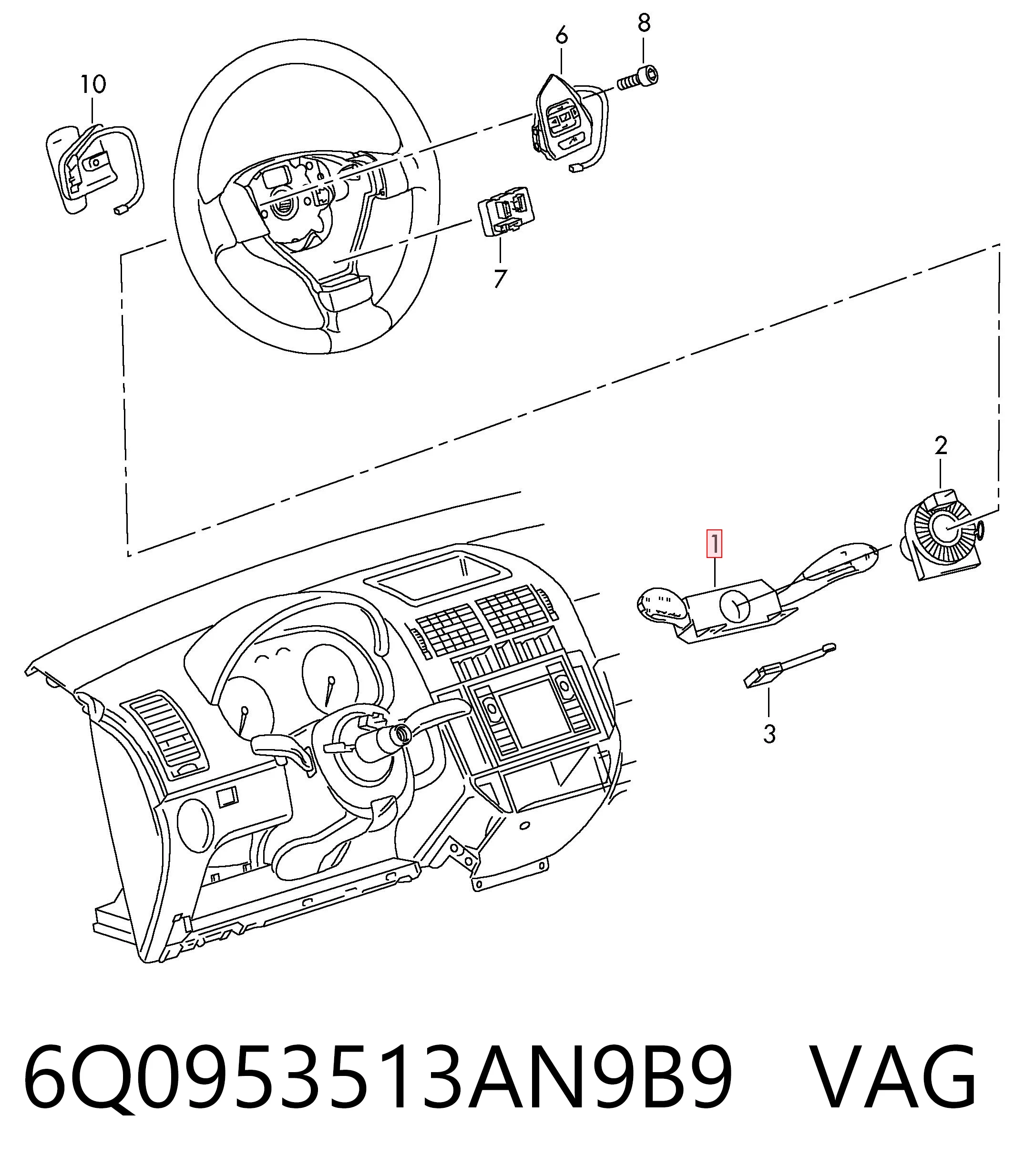 6Q0953513AN9B9 VAG