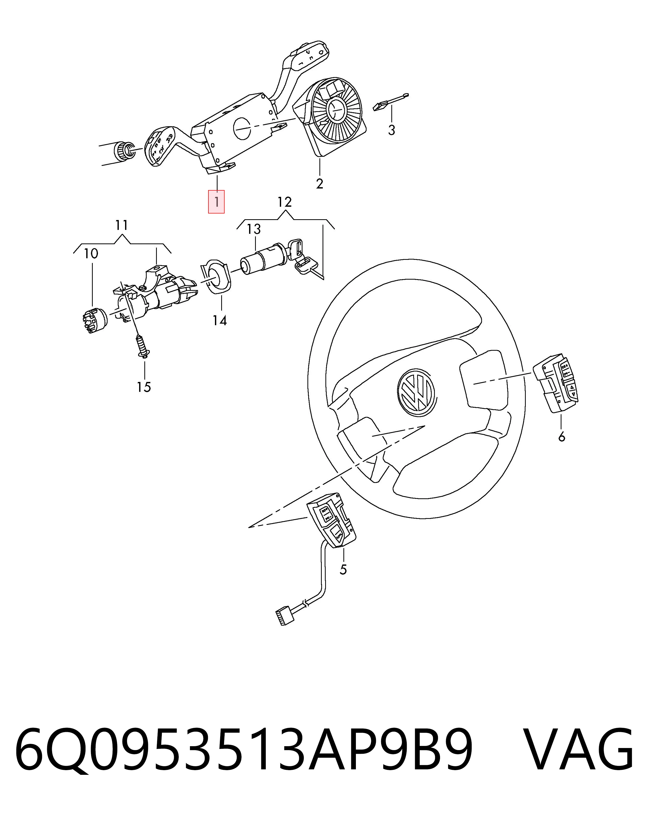 6Q0953513AP9B9 VAG