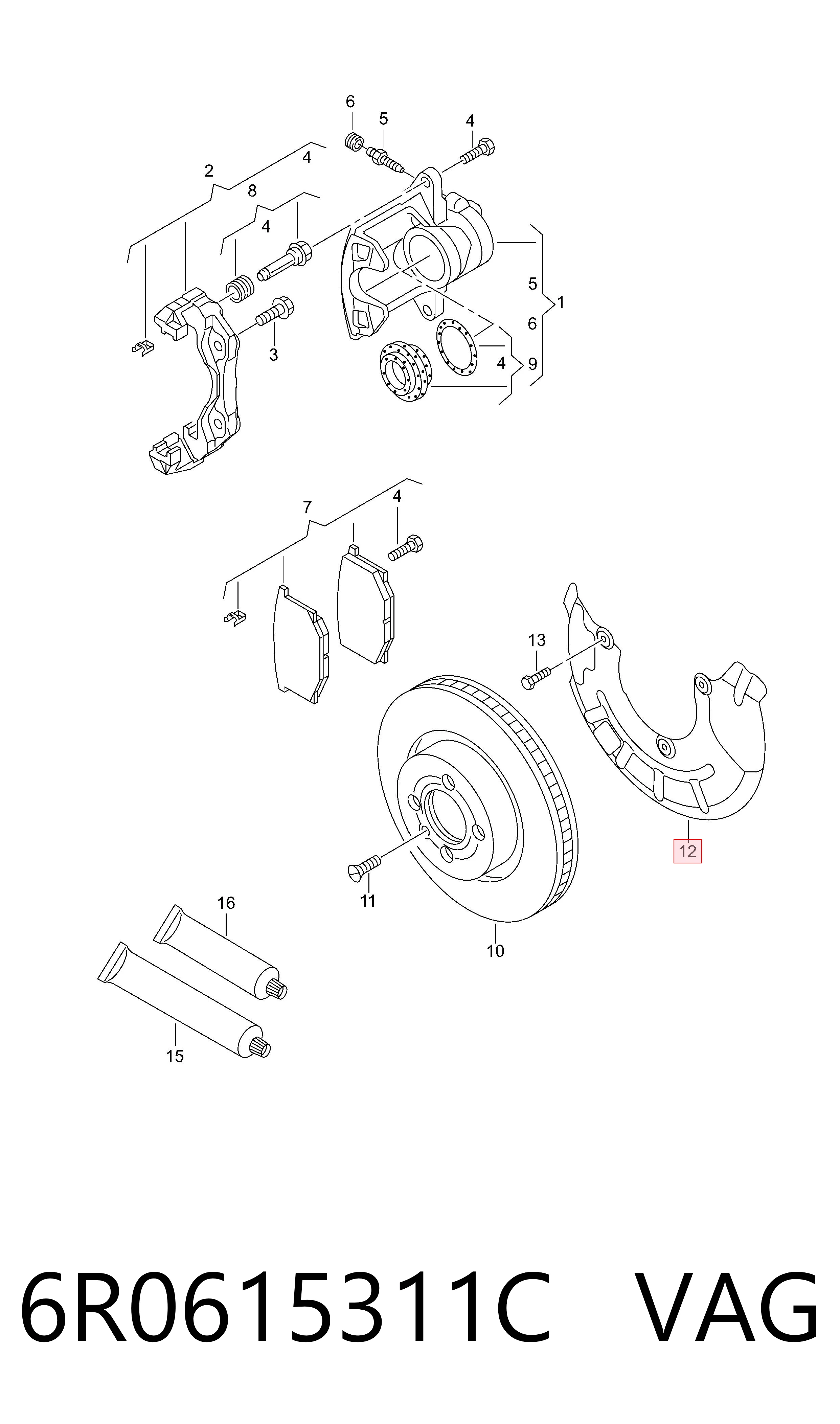 6R0615311C VAG