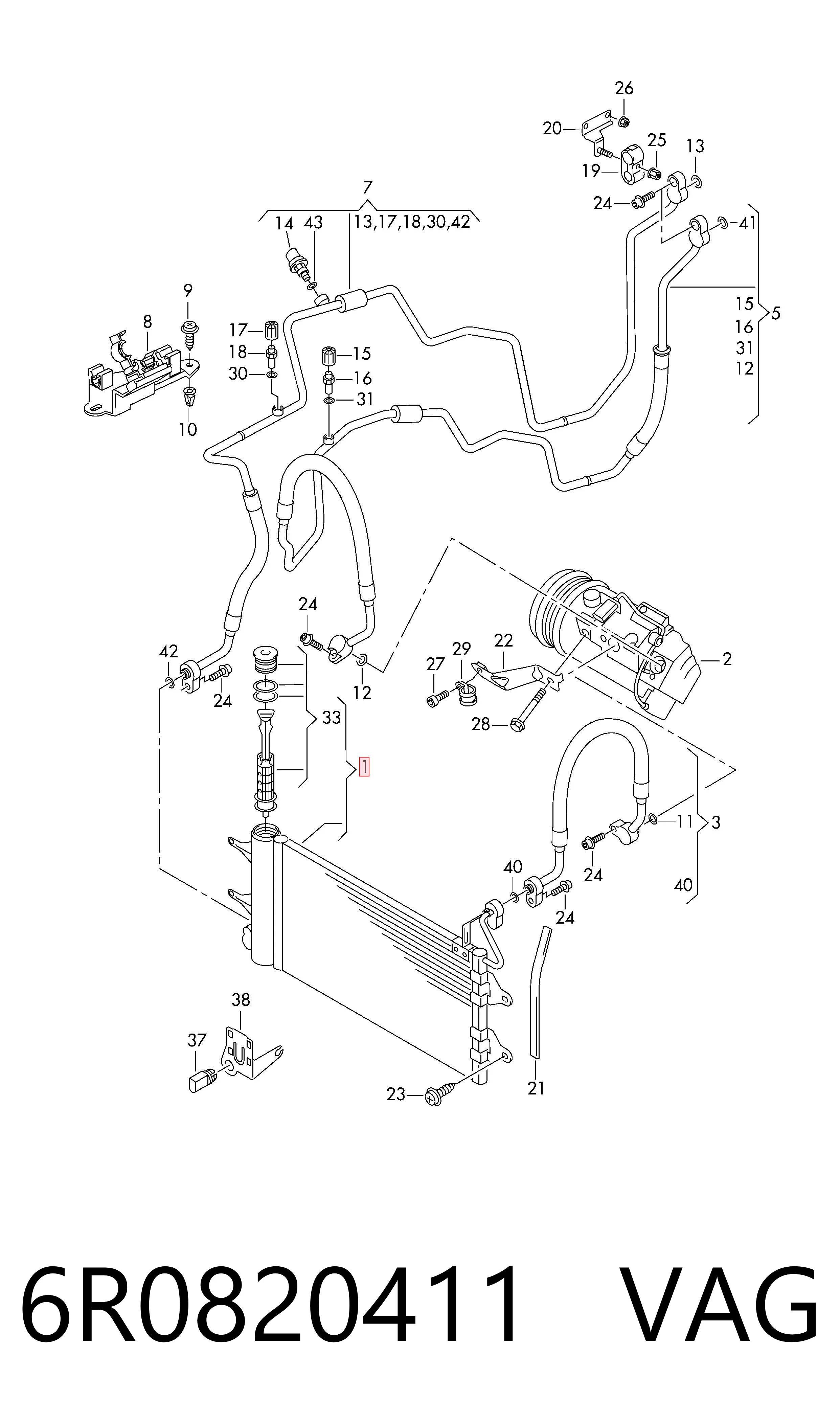 6R0820411 VAG