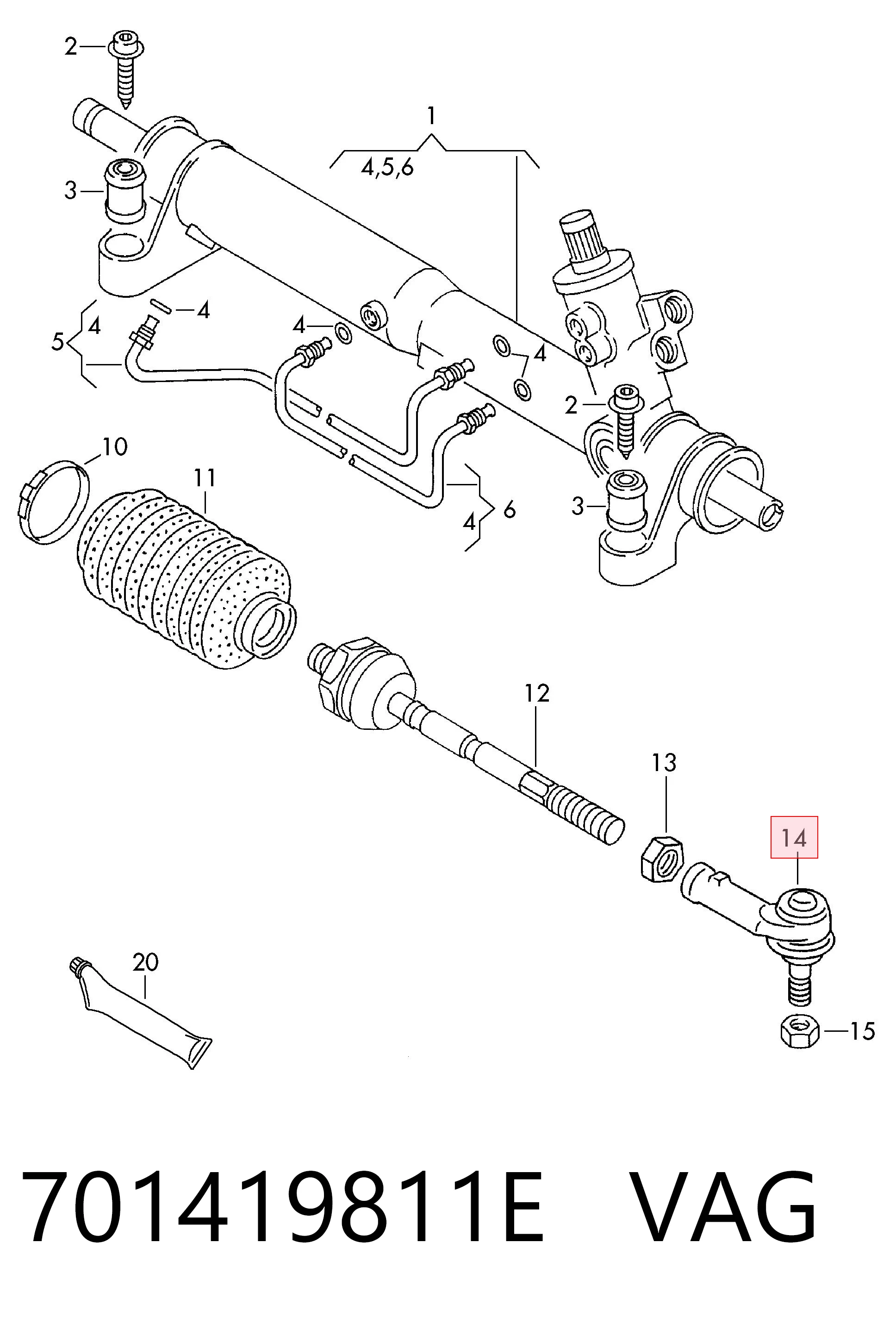 701419811E VAG