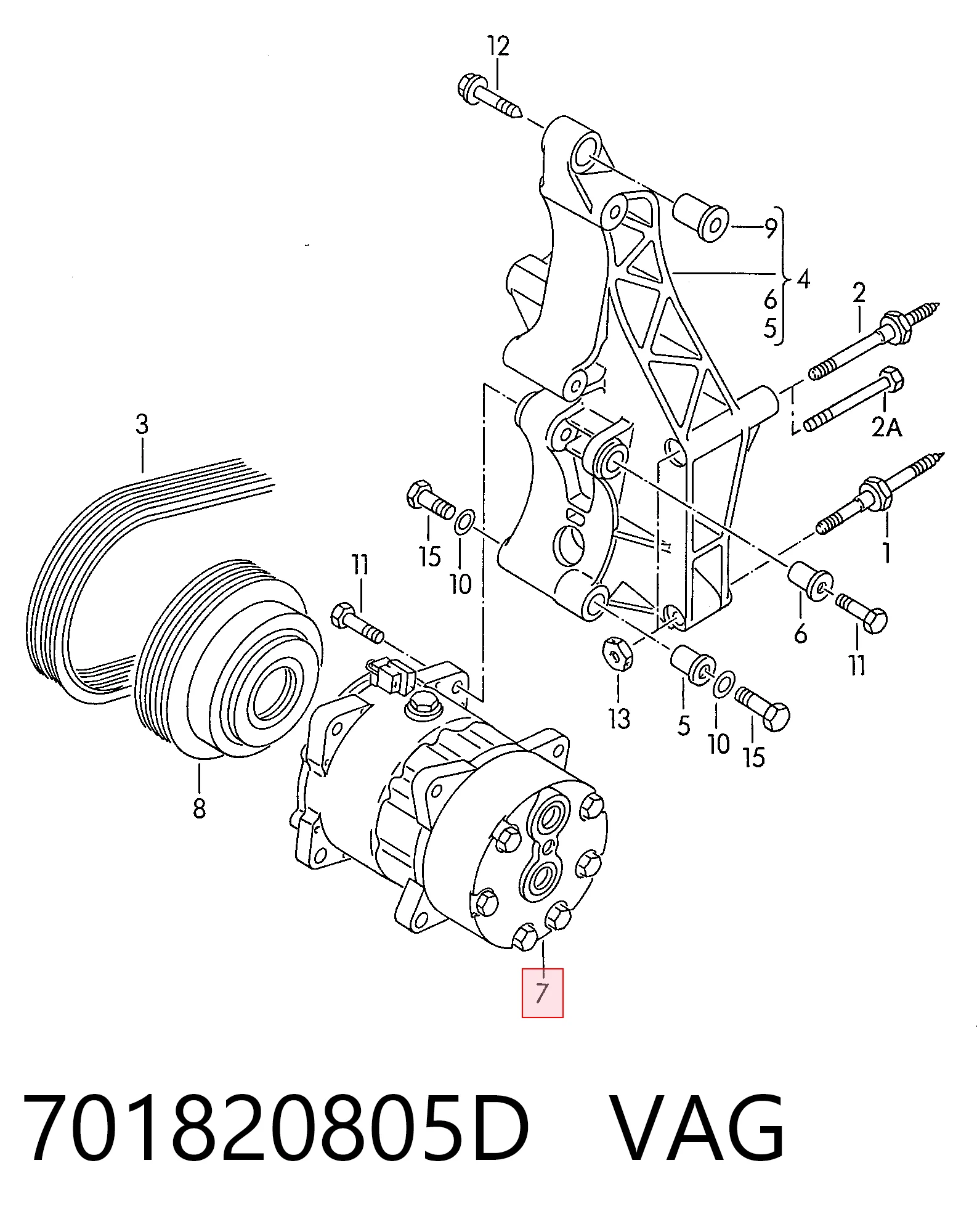 701820805D VAG