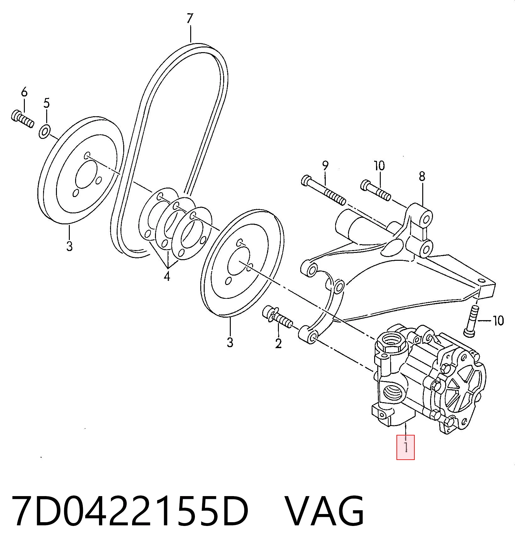 7D0422155D VAG