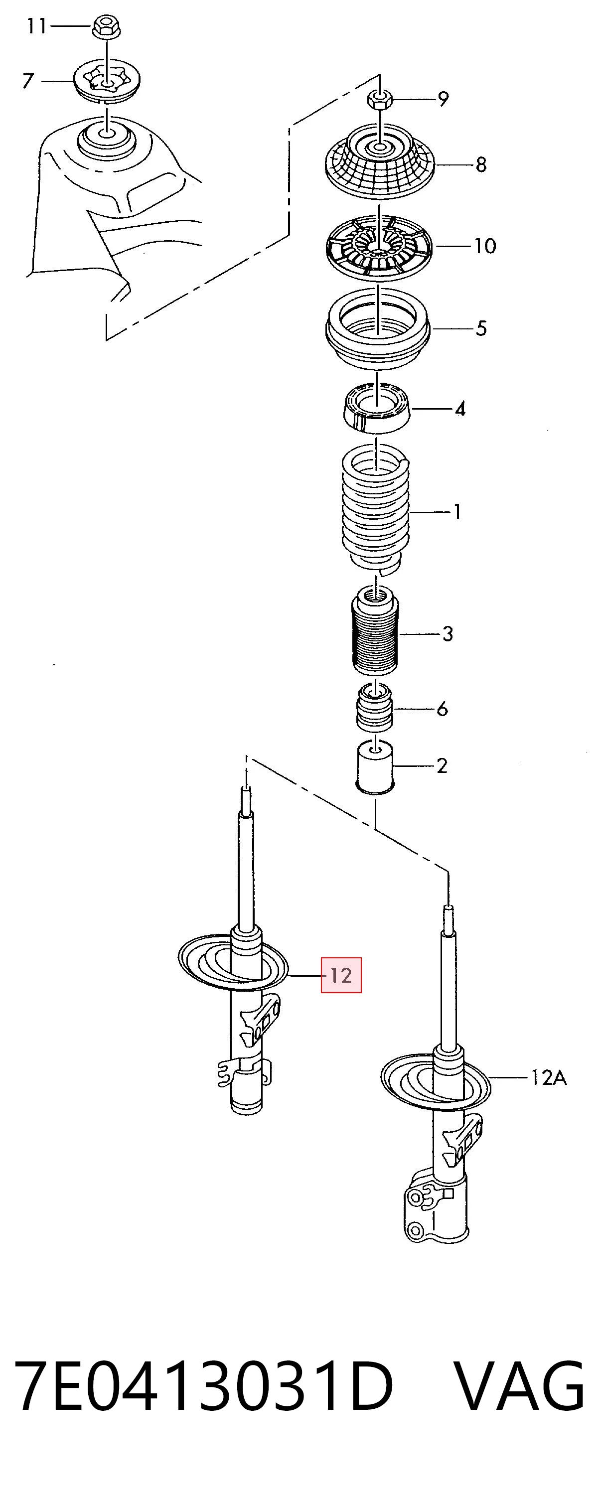 Amortyzator przedni Magneti Marelli 7219G cena, od 89,14 USD