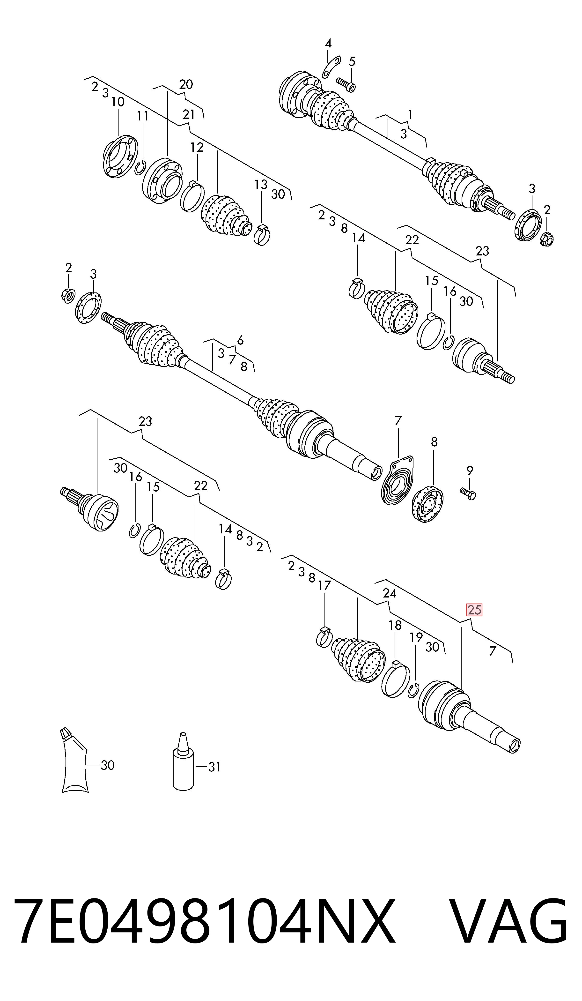 7E0498104NX VAG