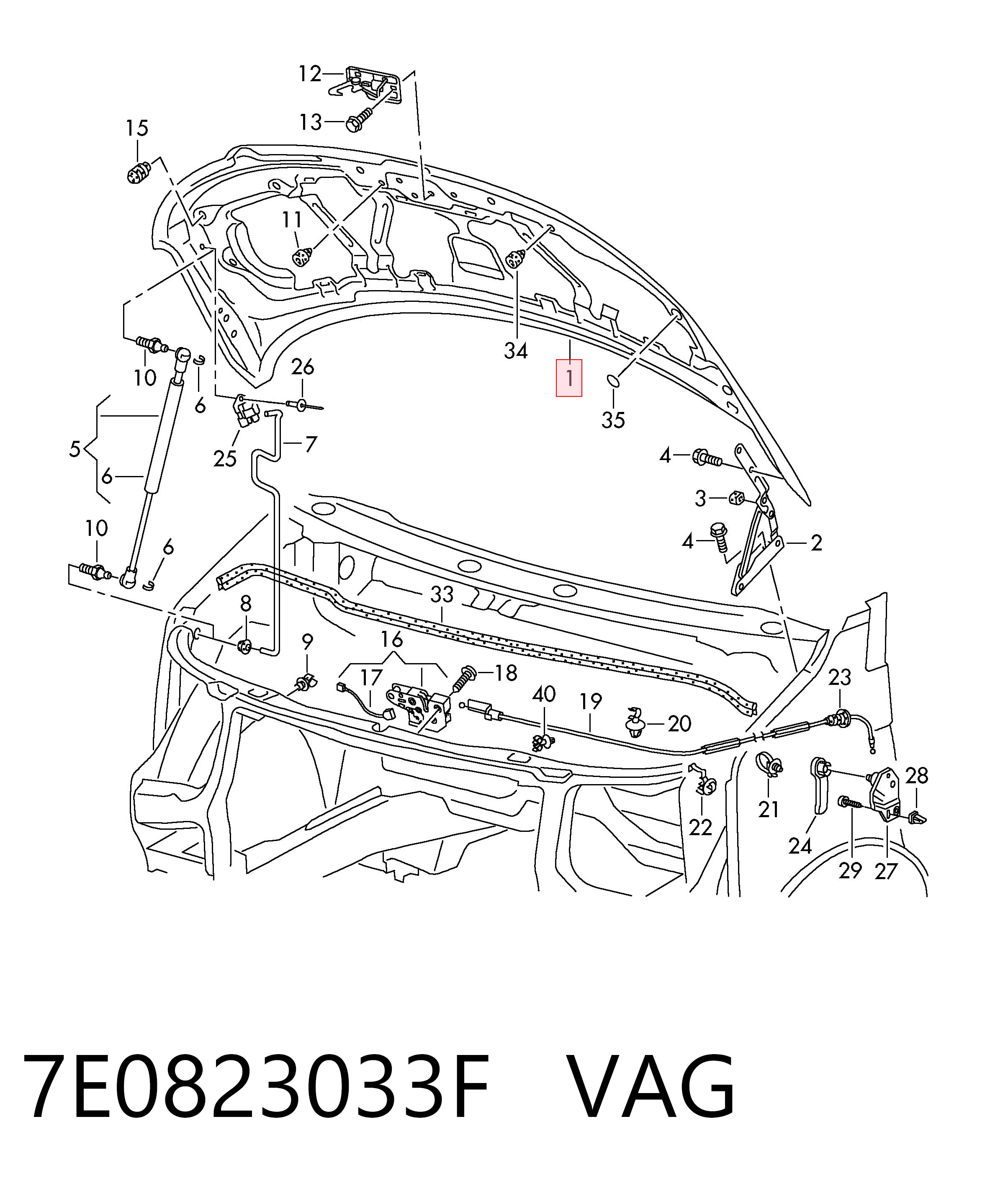 7E0823033F VAG