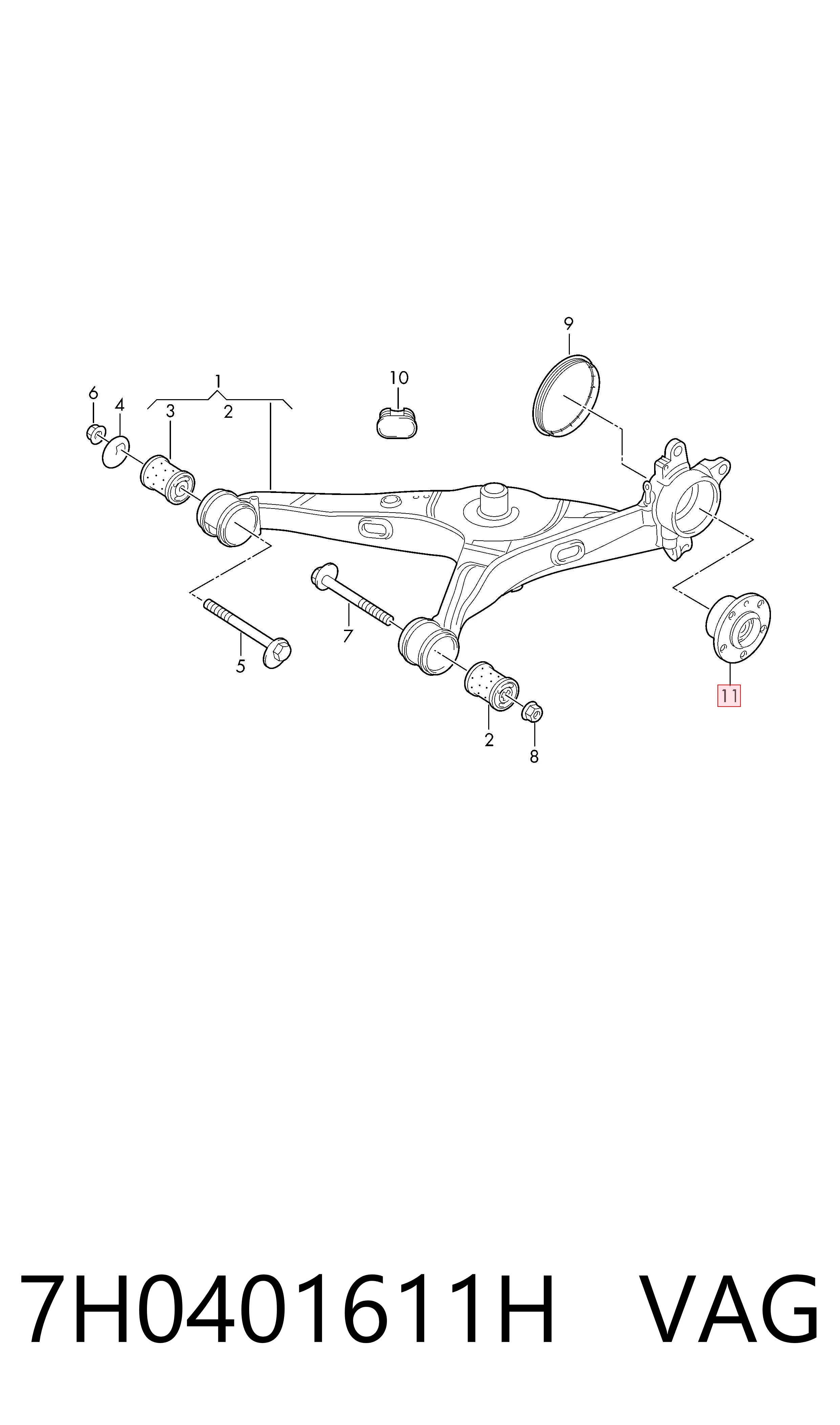 7H0401611H VAG