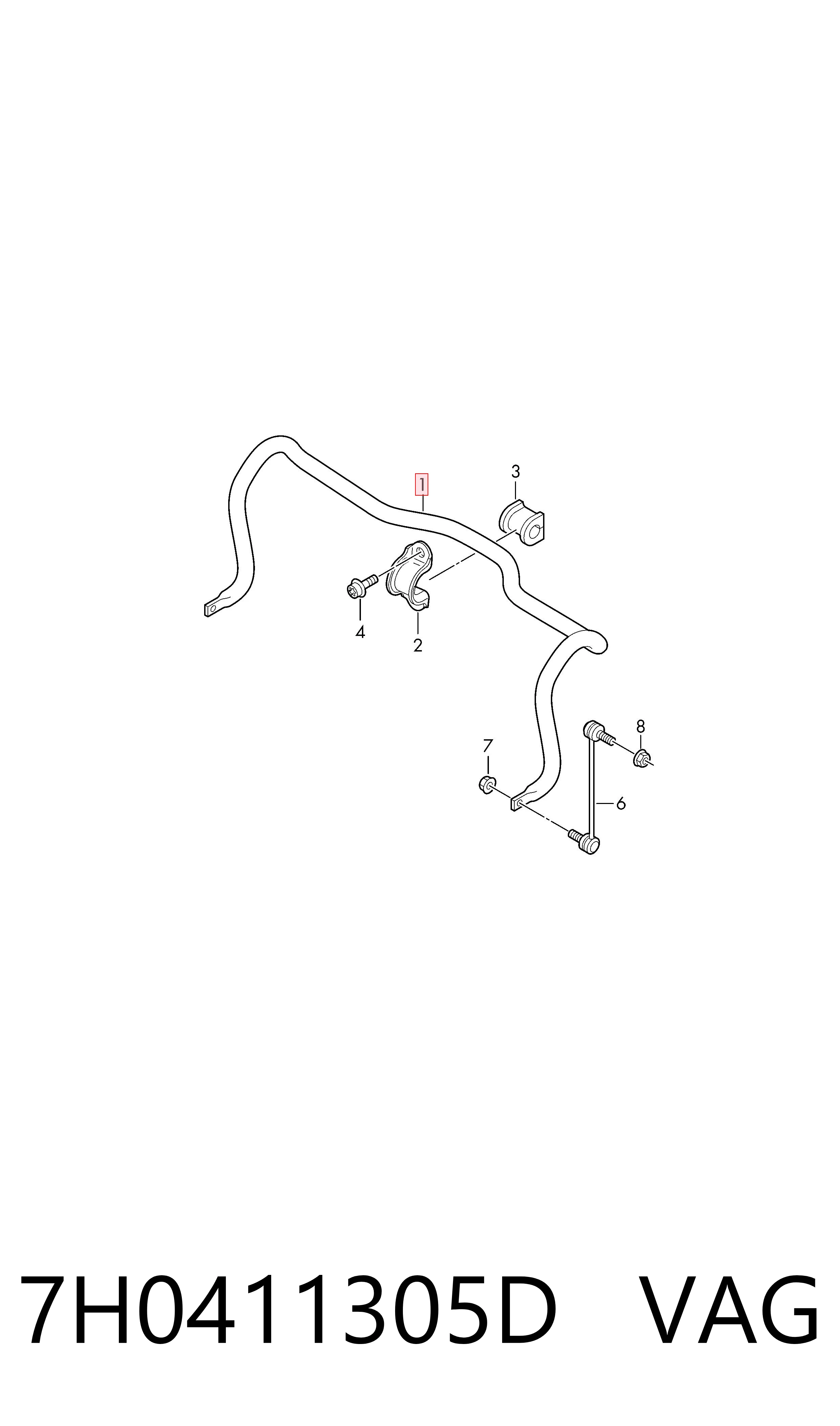 7H0411305D VAG