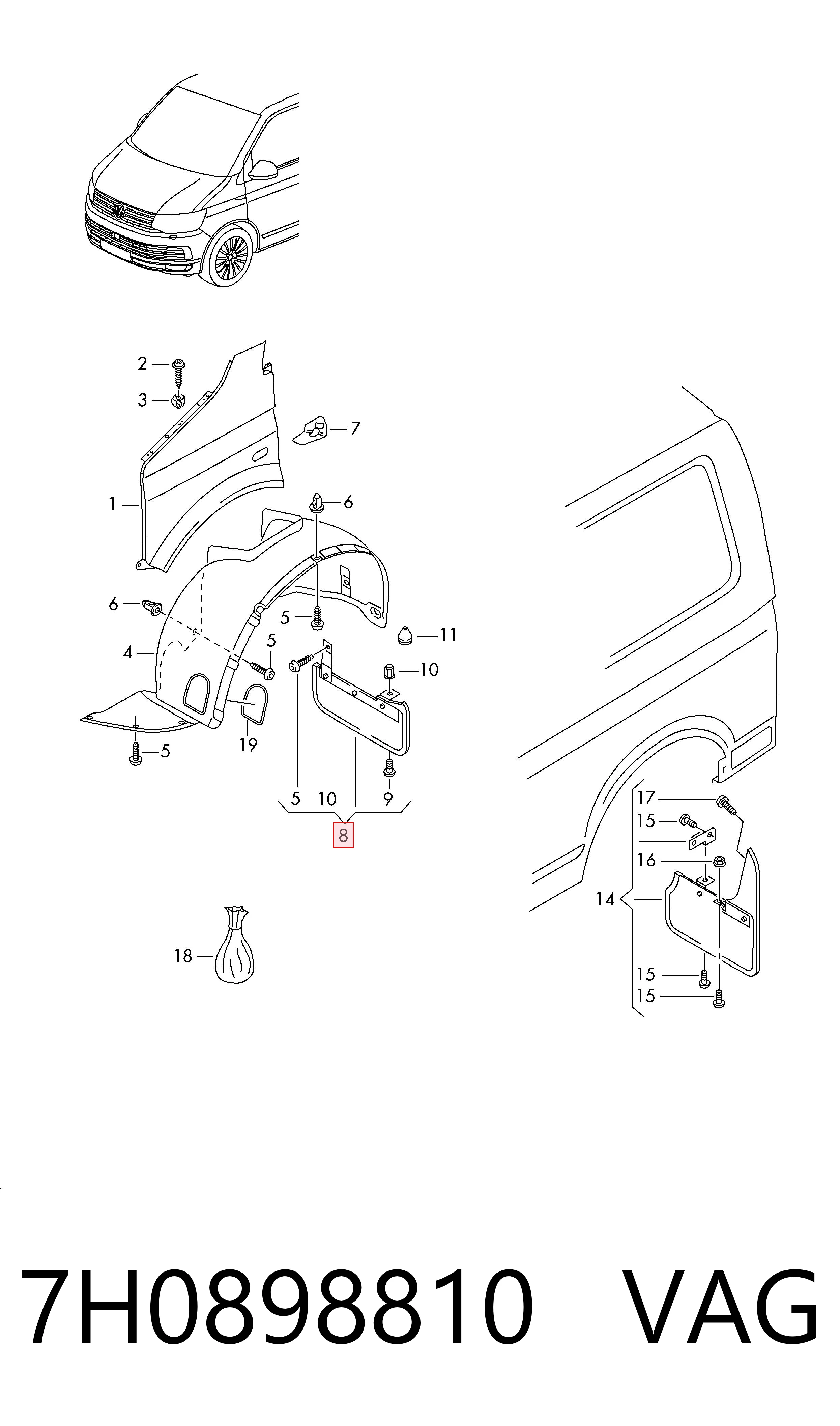 7H0898810 VAG