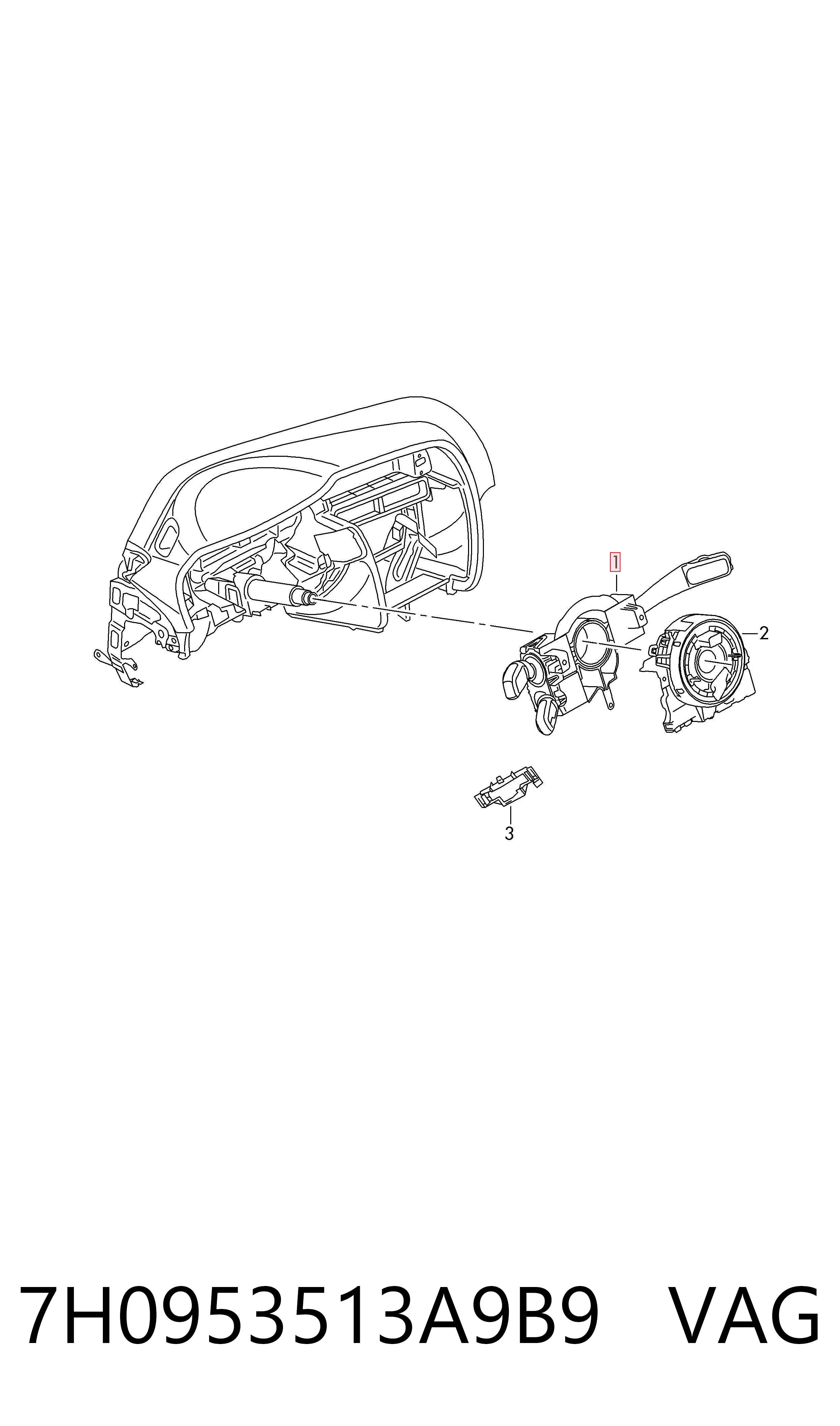 7H0953513A9B9 VAG