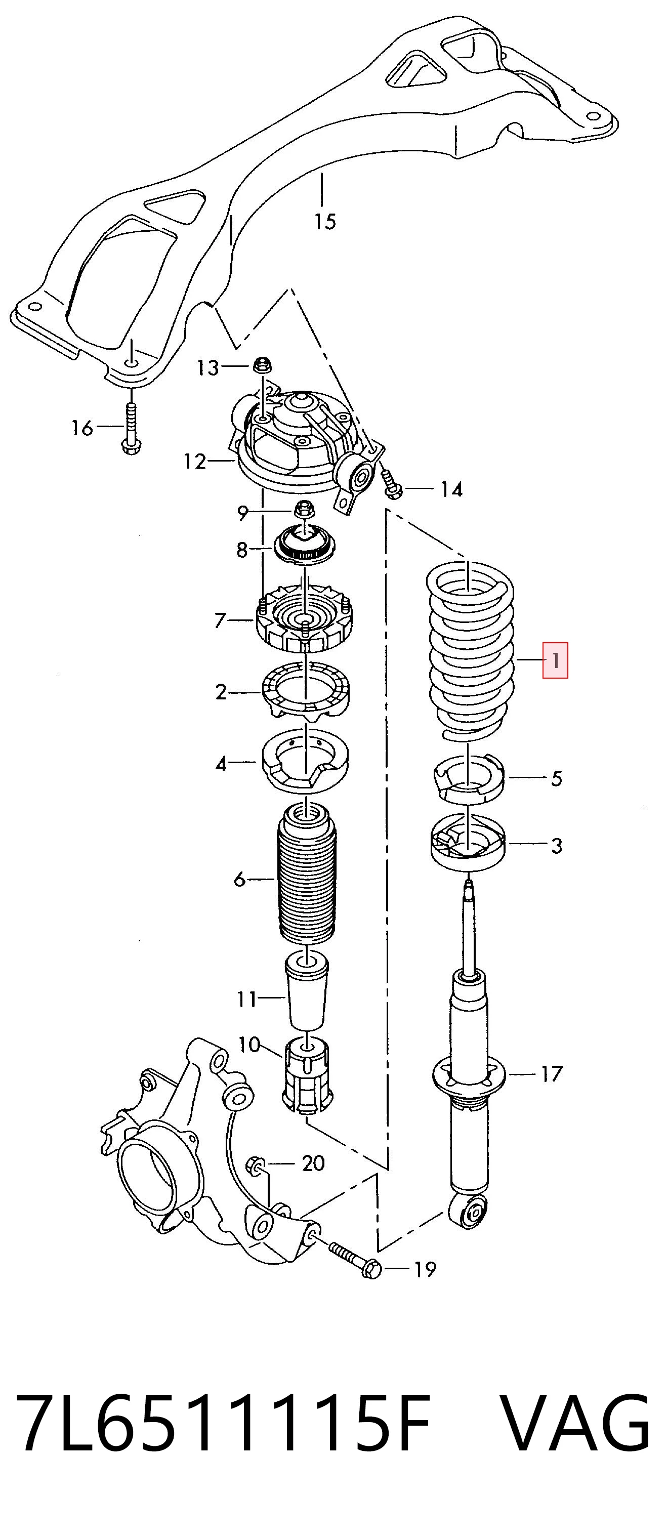 7L6511115F VAG