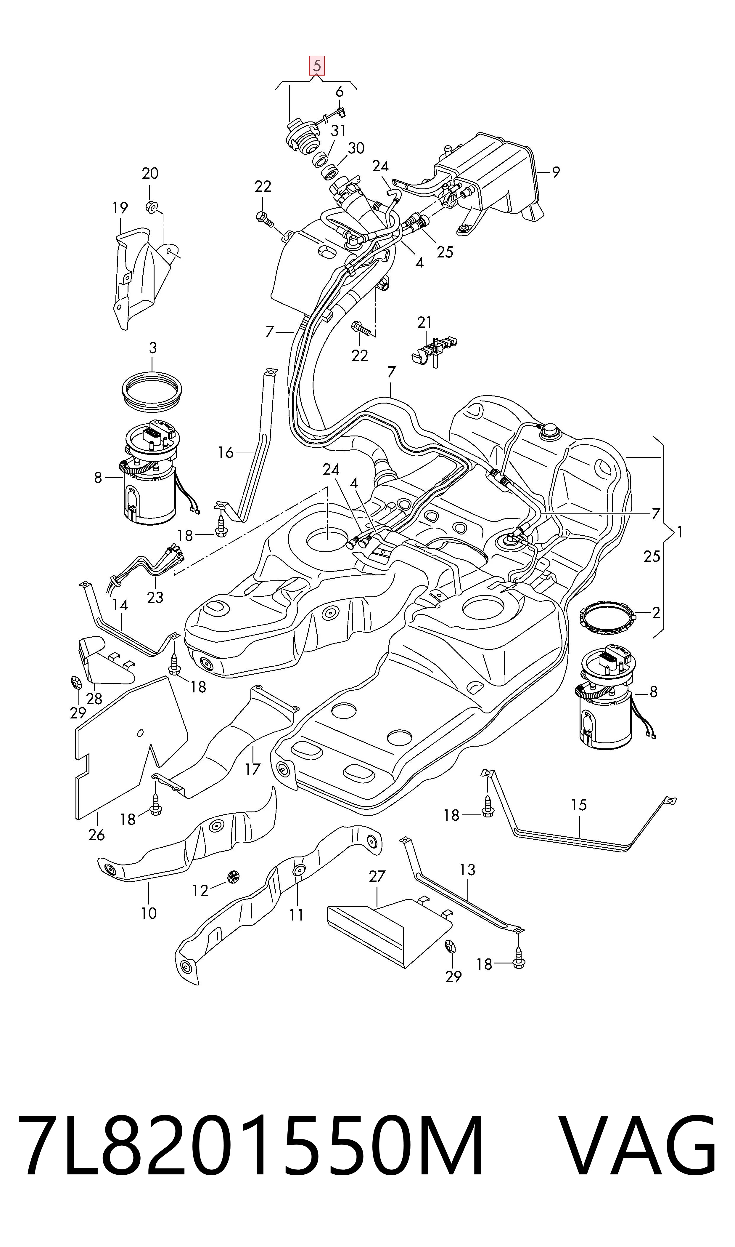 7L8201550M VAG