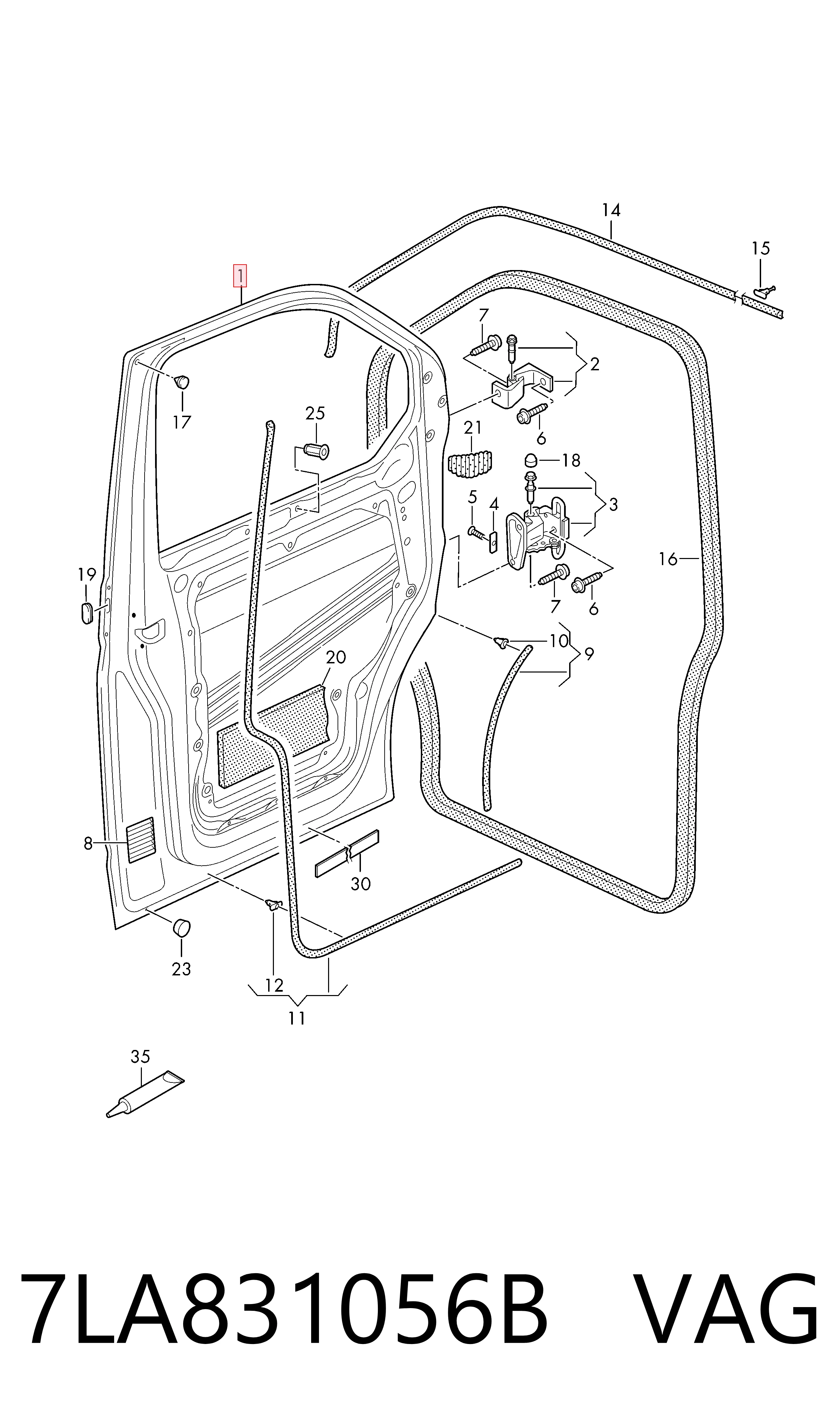 do Volkswagen Transporter (SGA, SGH, SHA, SHH)