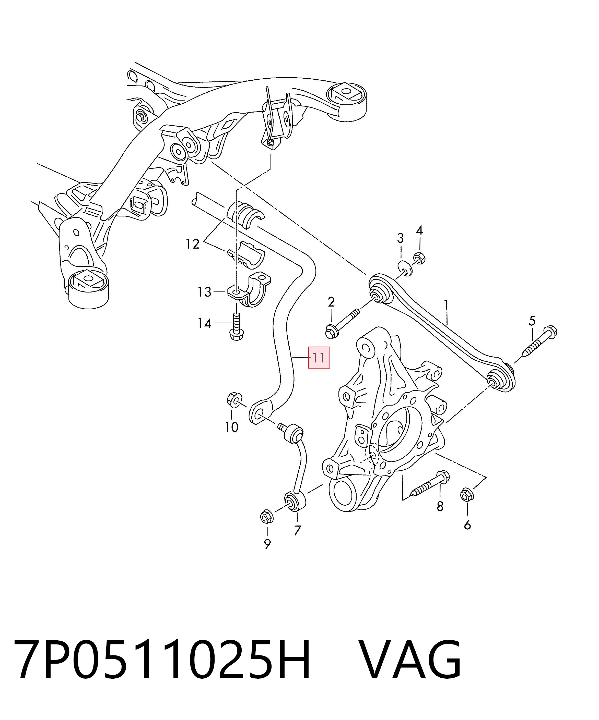 7P0511025H VAG