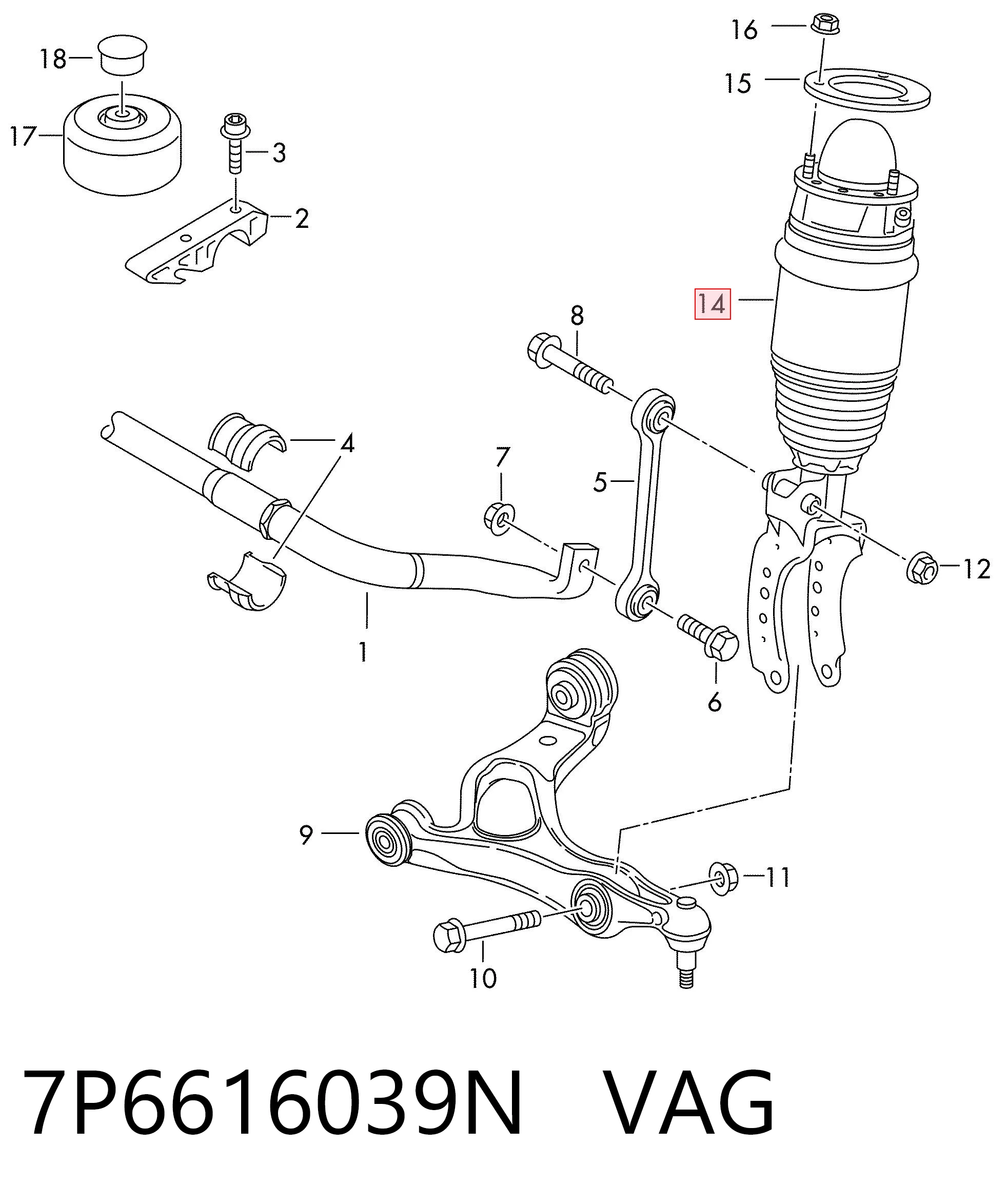 7P6616039N VAG