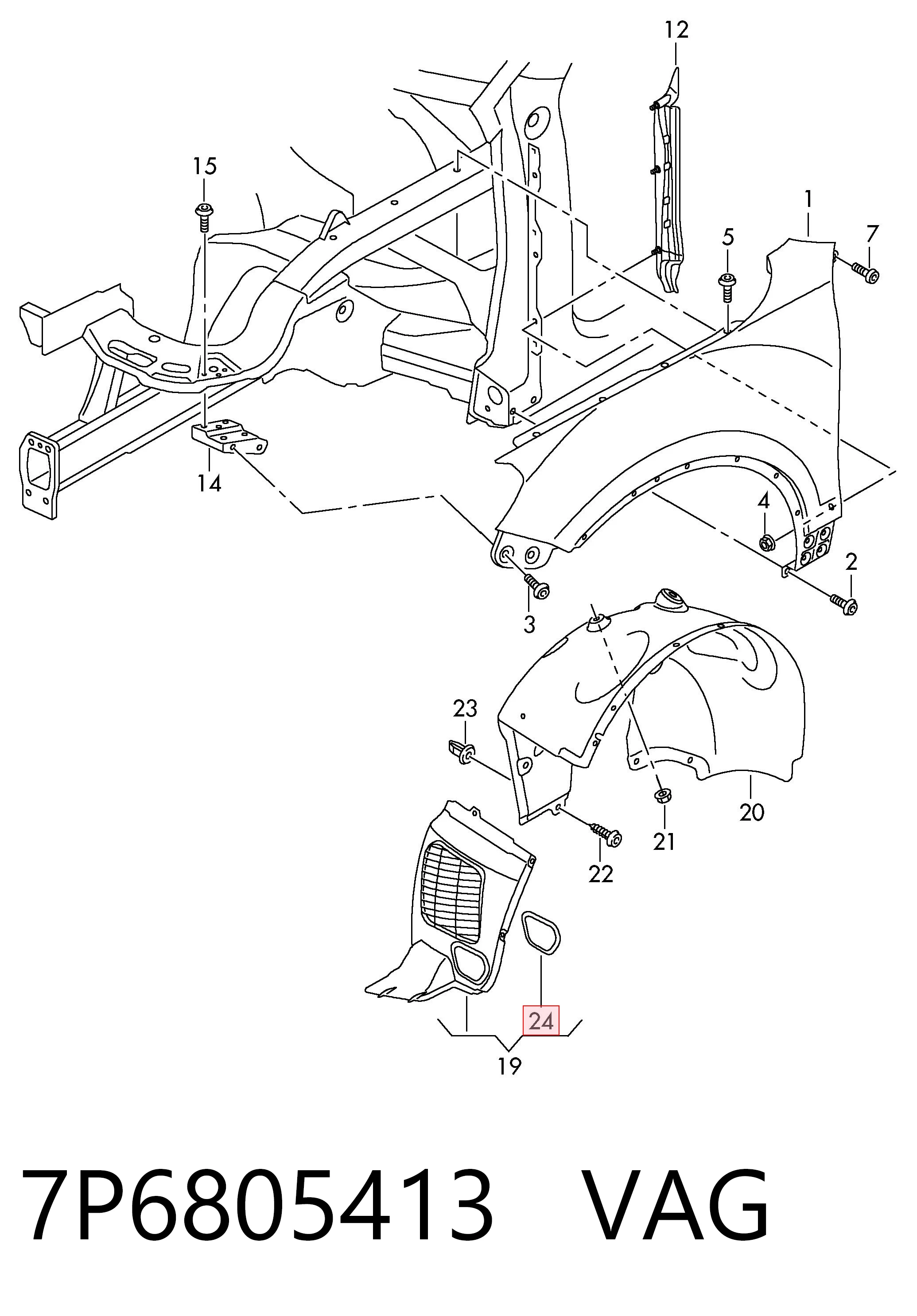 7P6805413 VAG