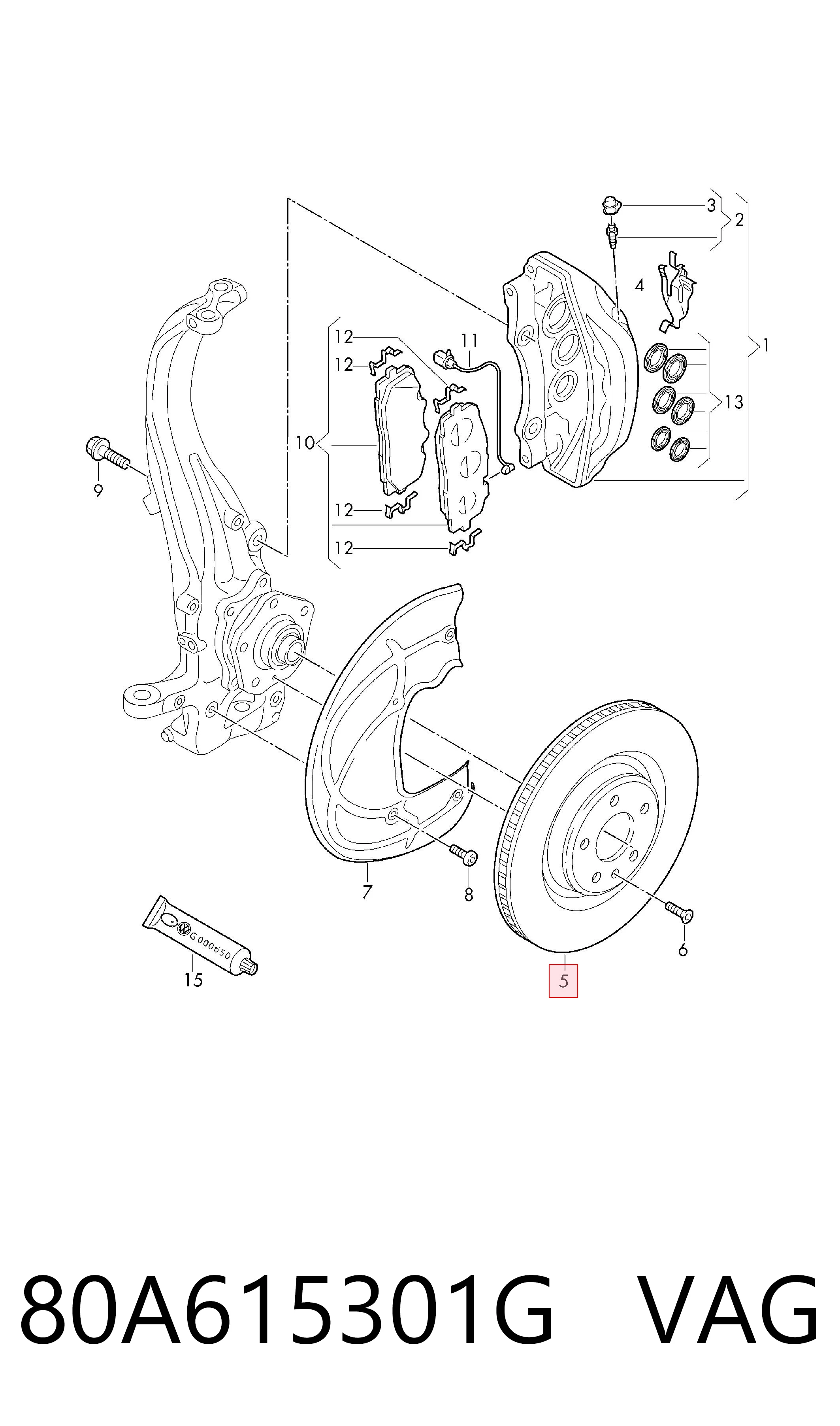 80A615301G VAG