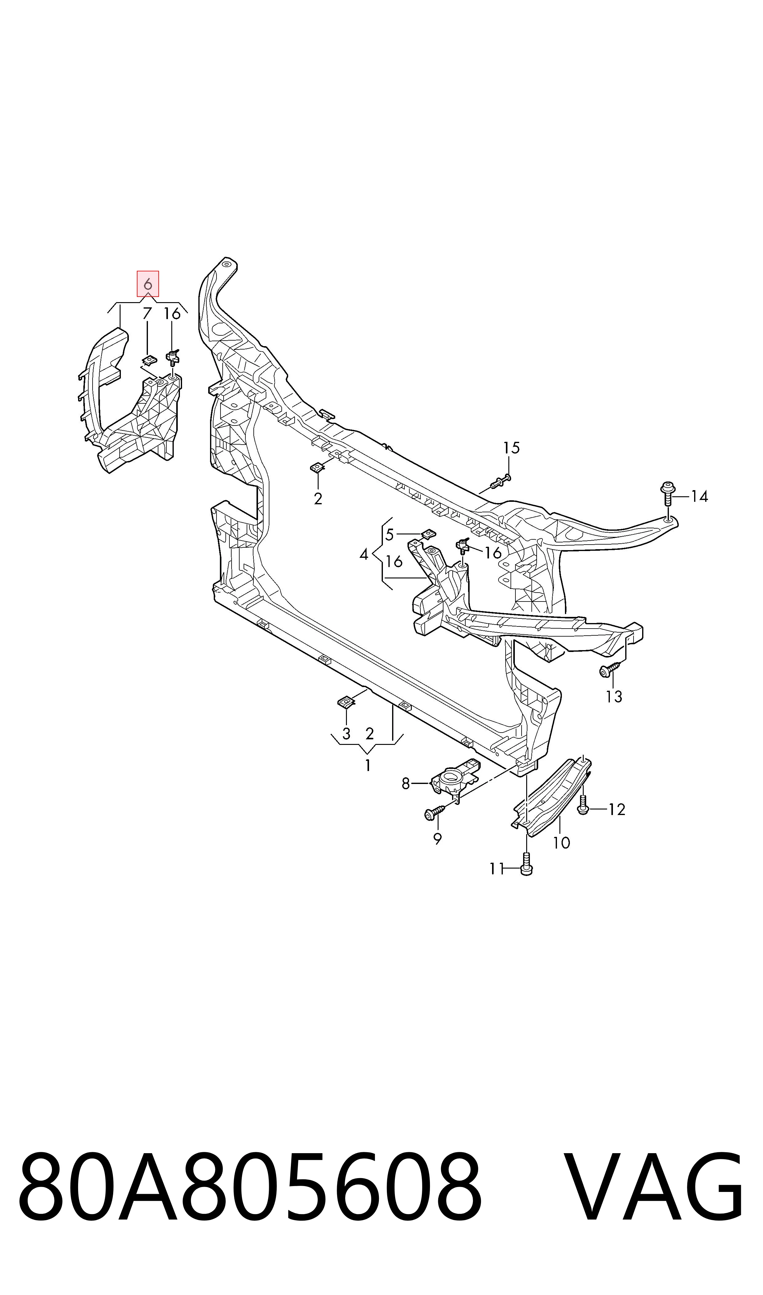 80A805608 VAG
