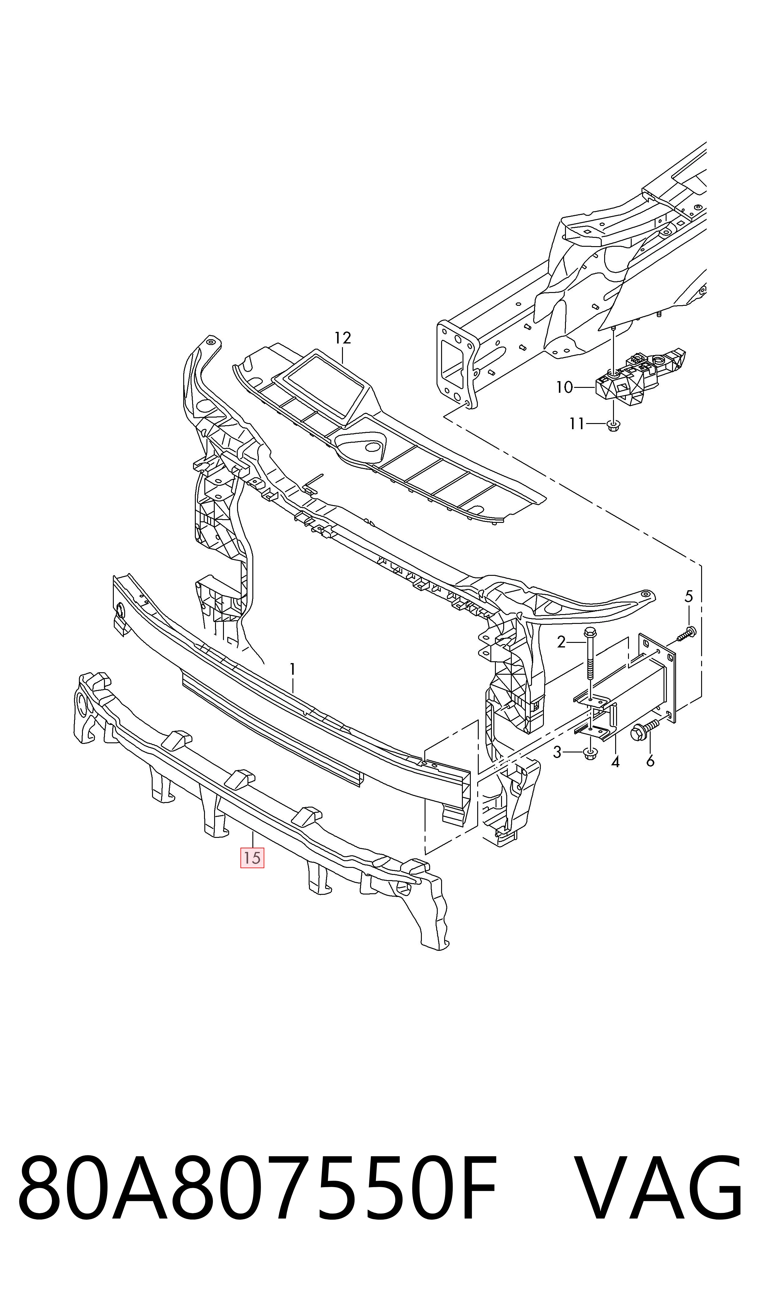 80A807550F VAG