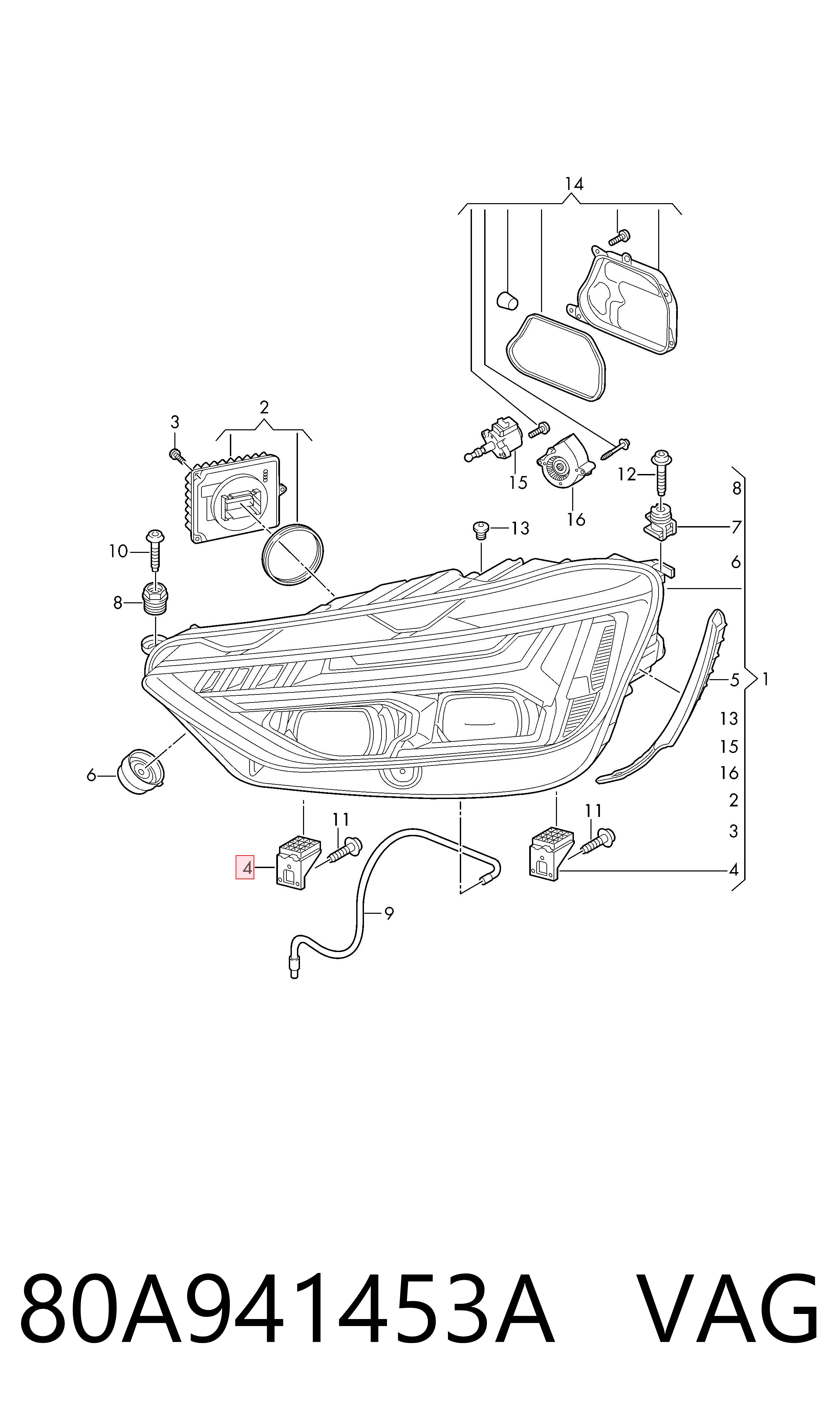 80A941453A VAG