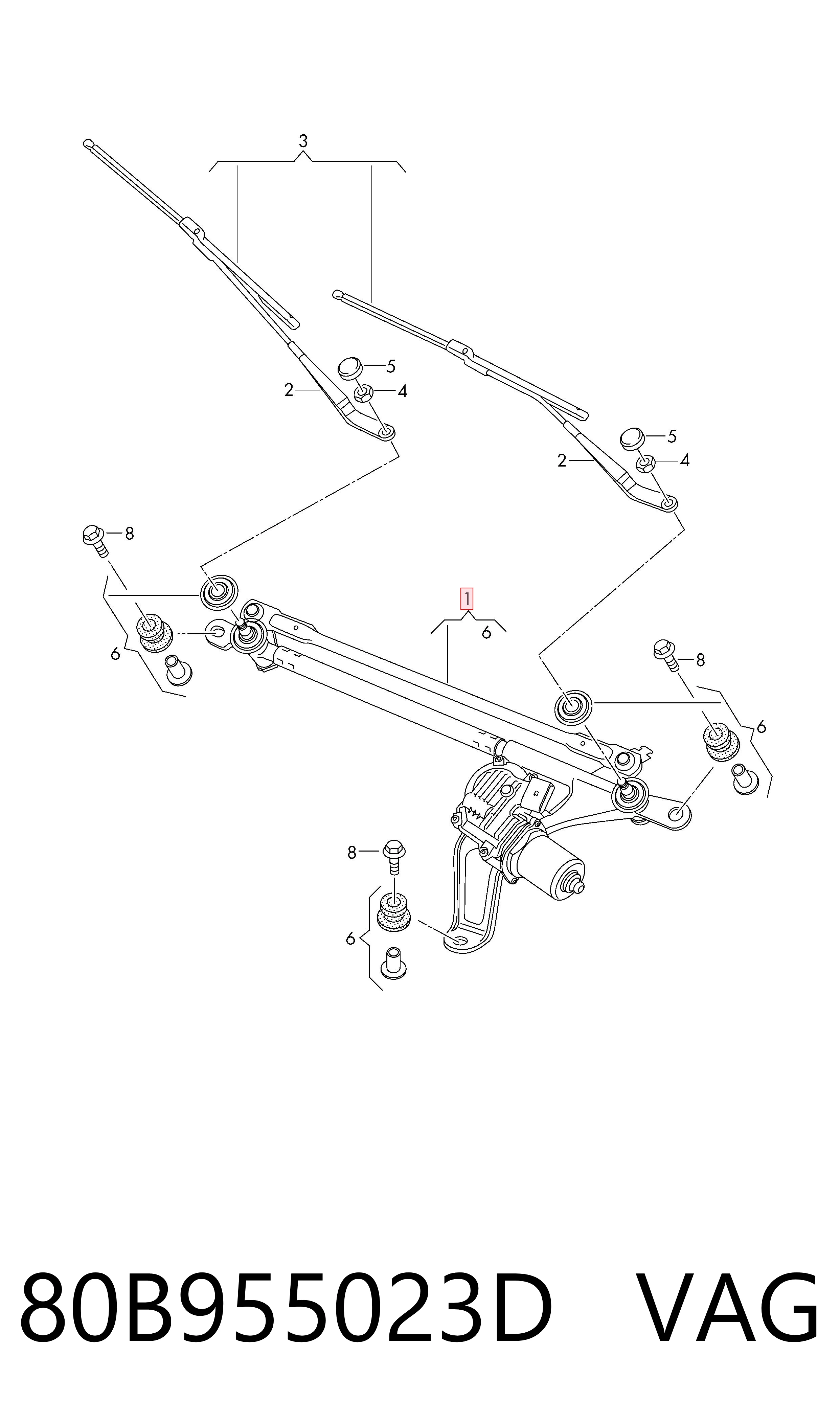80B955023D VAG