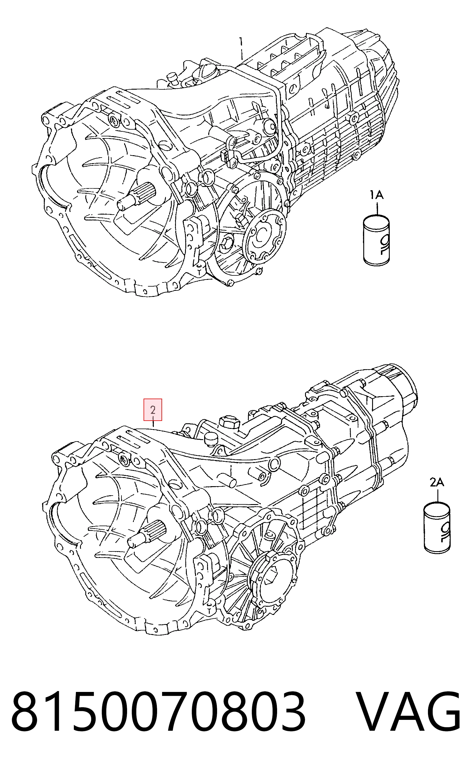 Mechaniczna skrzynia biegów w komplecie do Audi A4 B5 8D2