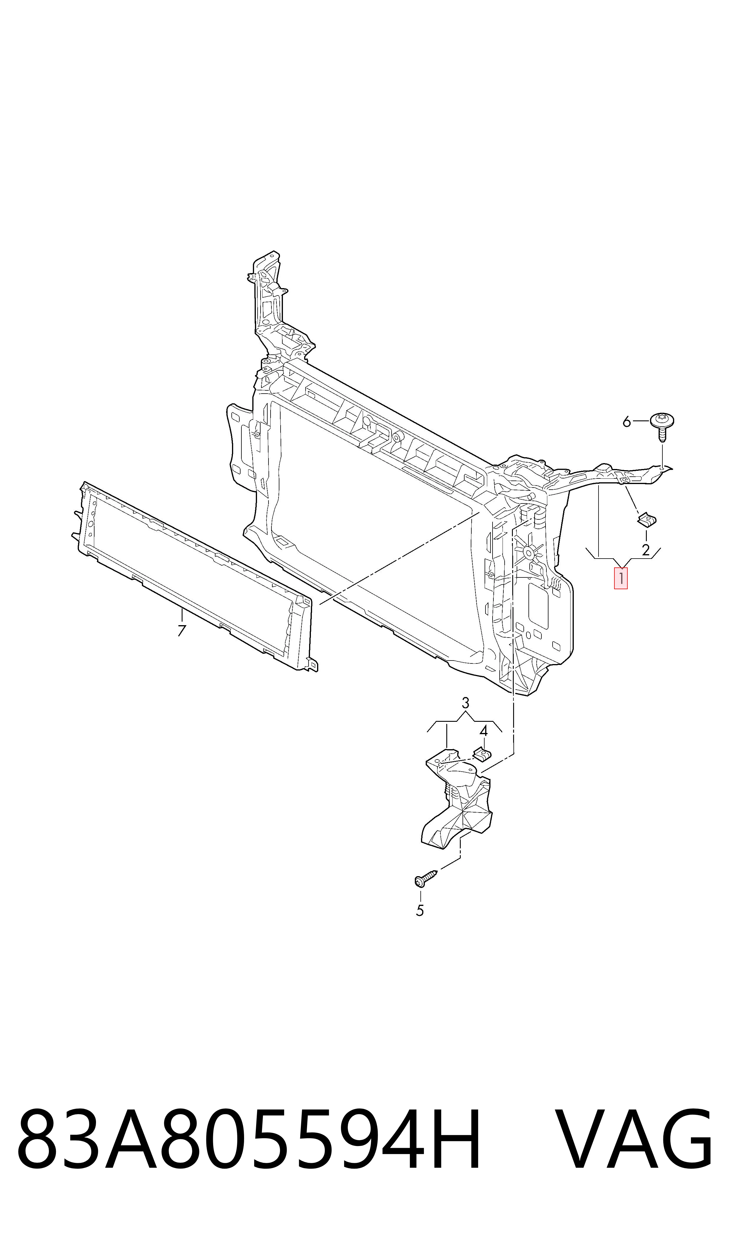 83A805594H VAG