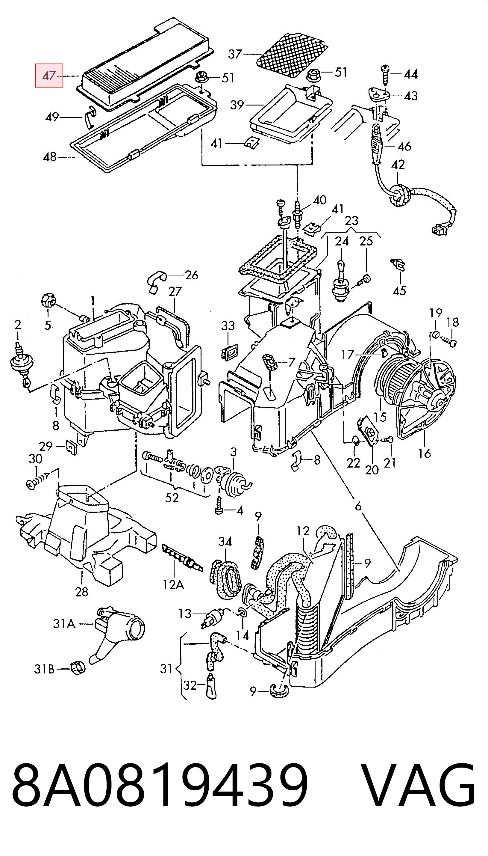 8A0819439 VAG